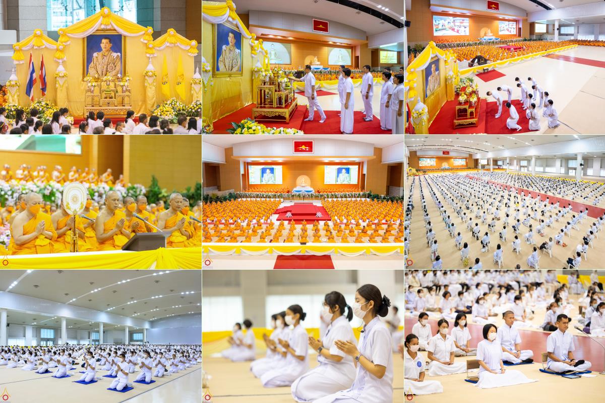 วัดพระธรรมกาย จัดพิธีเจริญพระพุทธมนต์ถวายเป็นพระราชกุศล
