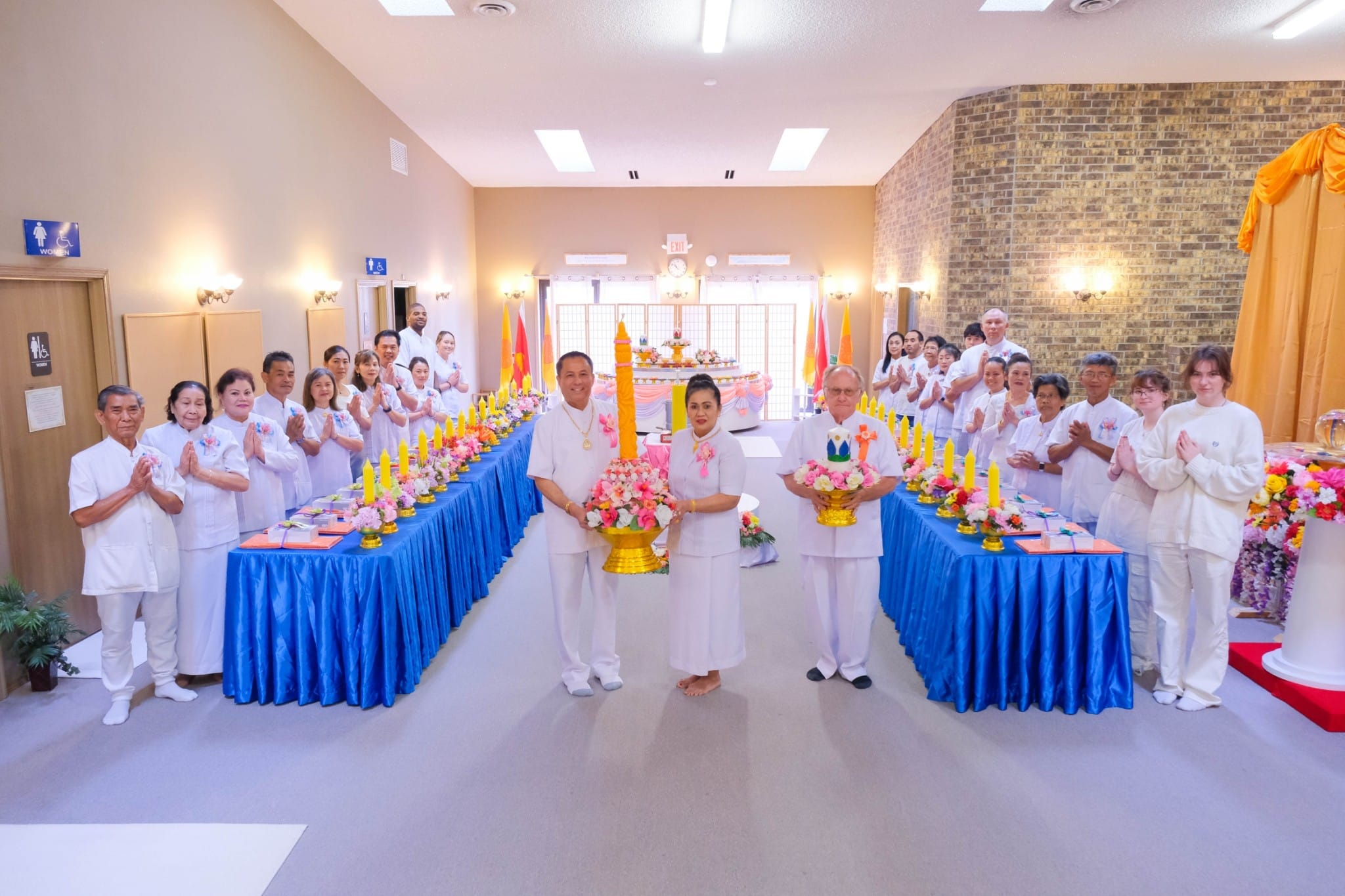 วัดพระธรรมกายมินเนโซตา จัดงานบุญเนื่องในเทศกาลเข้าพรรษา