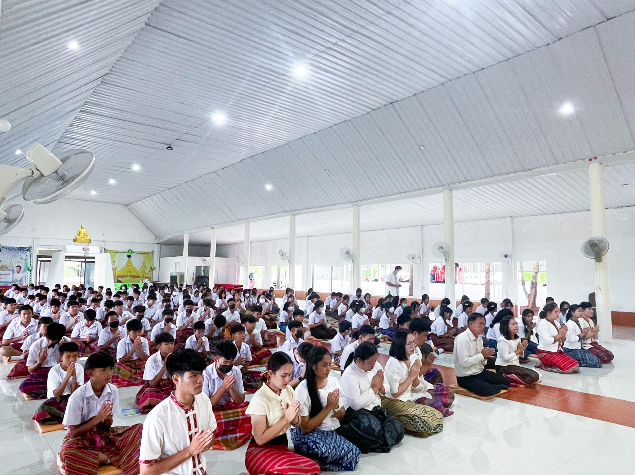นักเรียน โรงเรียนอนุบาลชุลีพร เข้าร่วมโครงการอบรมศีลธรรม