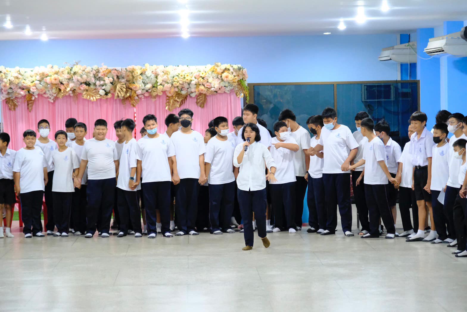 นักเรียน โรงเรียนประตูชัย เข้าร่วมกิจกรรมค่ายศีลธรรม