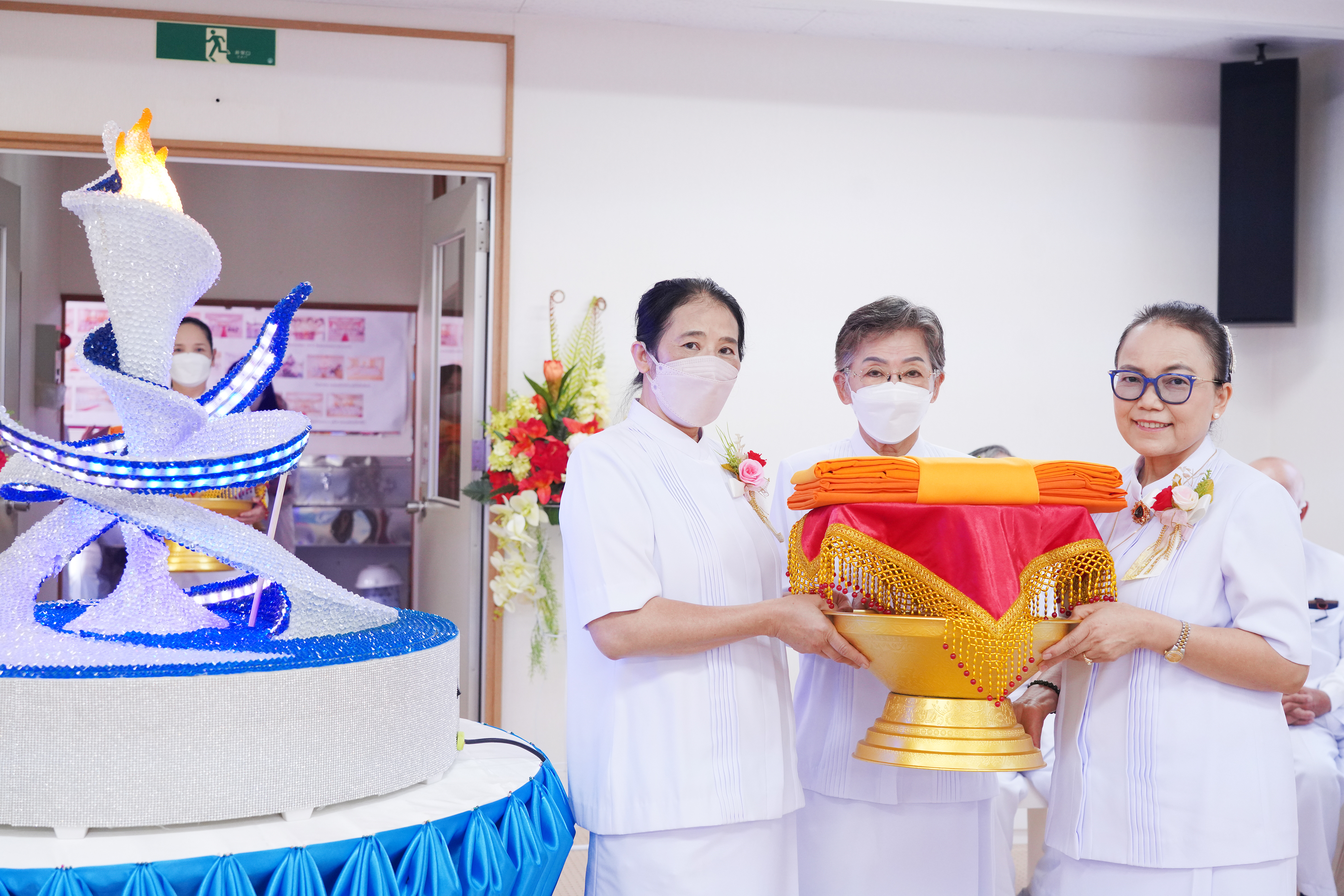 วัดพระธรรมกายนางาโน่ จัดงานบุญบูชาข้าวพระ