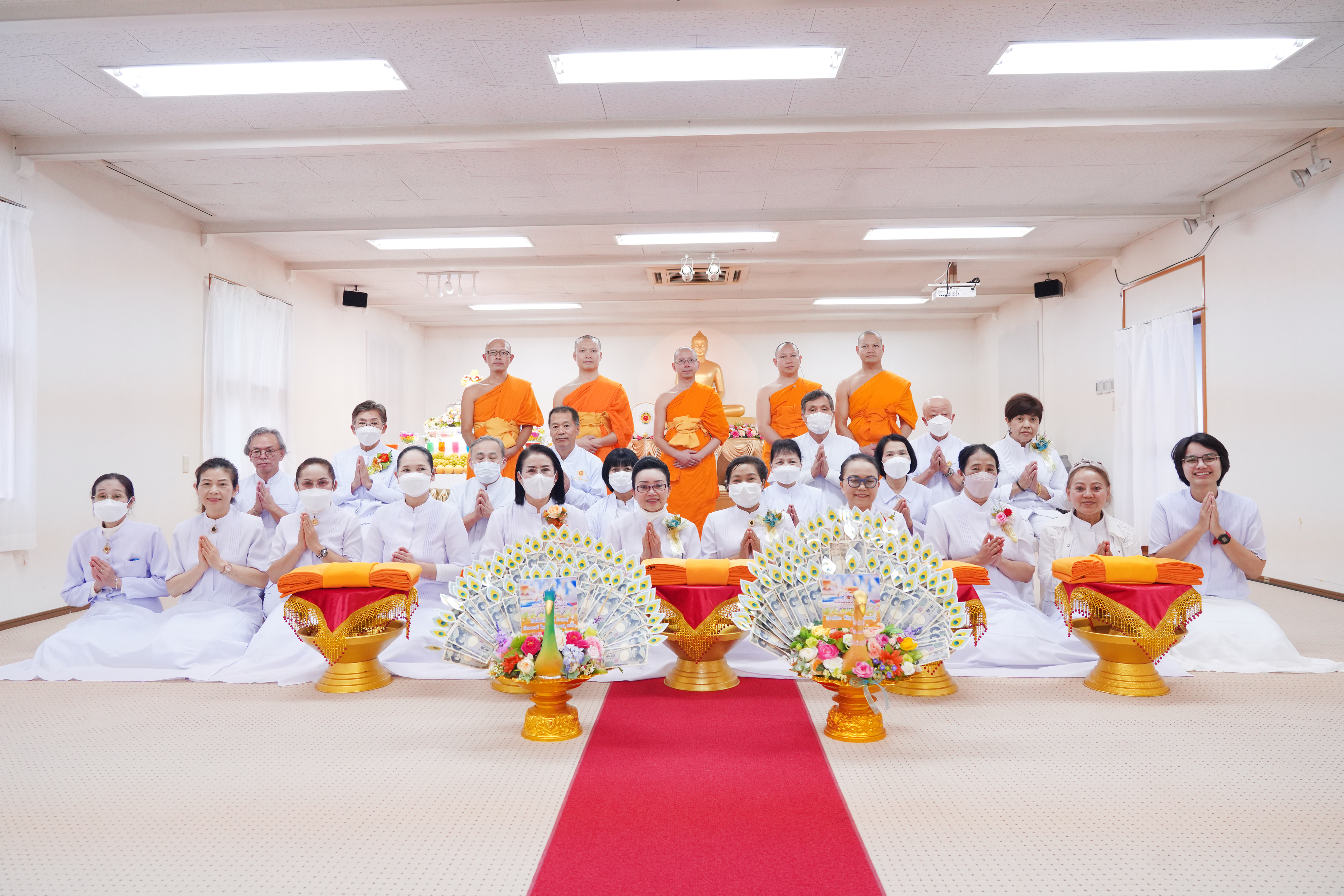 วัดพระธรรมกายนางาโน่ จัดงานบุญบูชาข้าวพระ