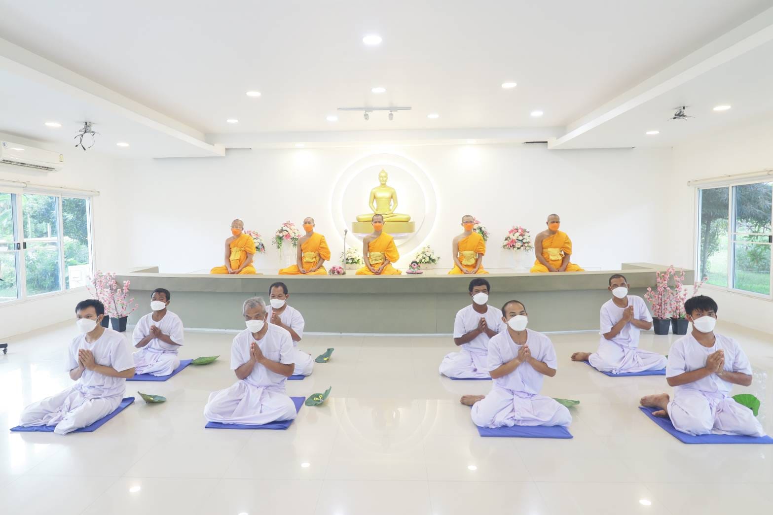 ศูนย์อบรมเยาวชนลาดหลุมแก้ว จัดพิธีตัดปอยผมโครงการอุปสมบทหมู่ธรรมทายาทเดือนตุลาคม