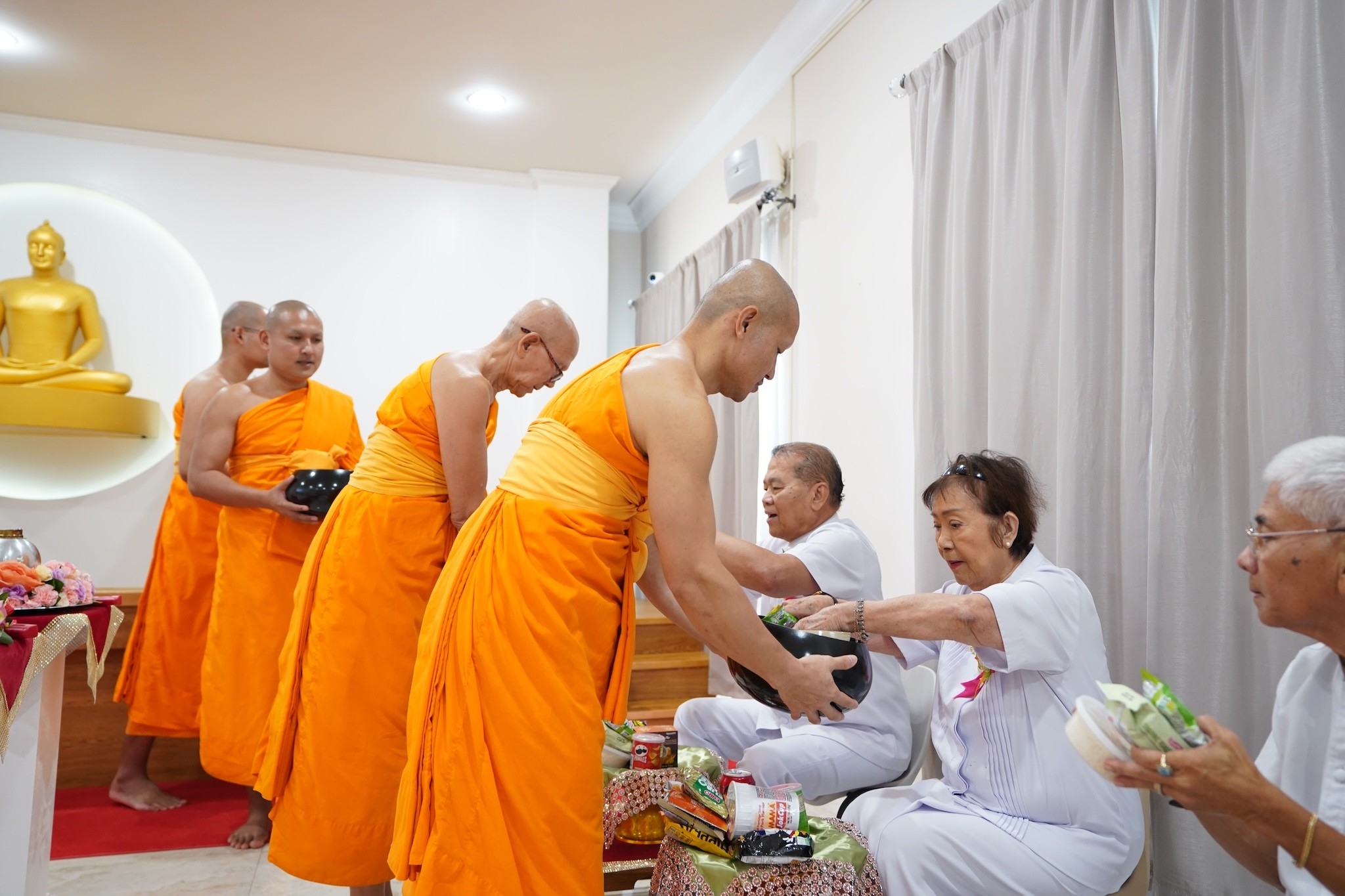 วัดพระธรรมกายปาล์มบีช จัดพิธีบุพเปตพลี