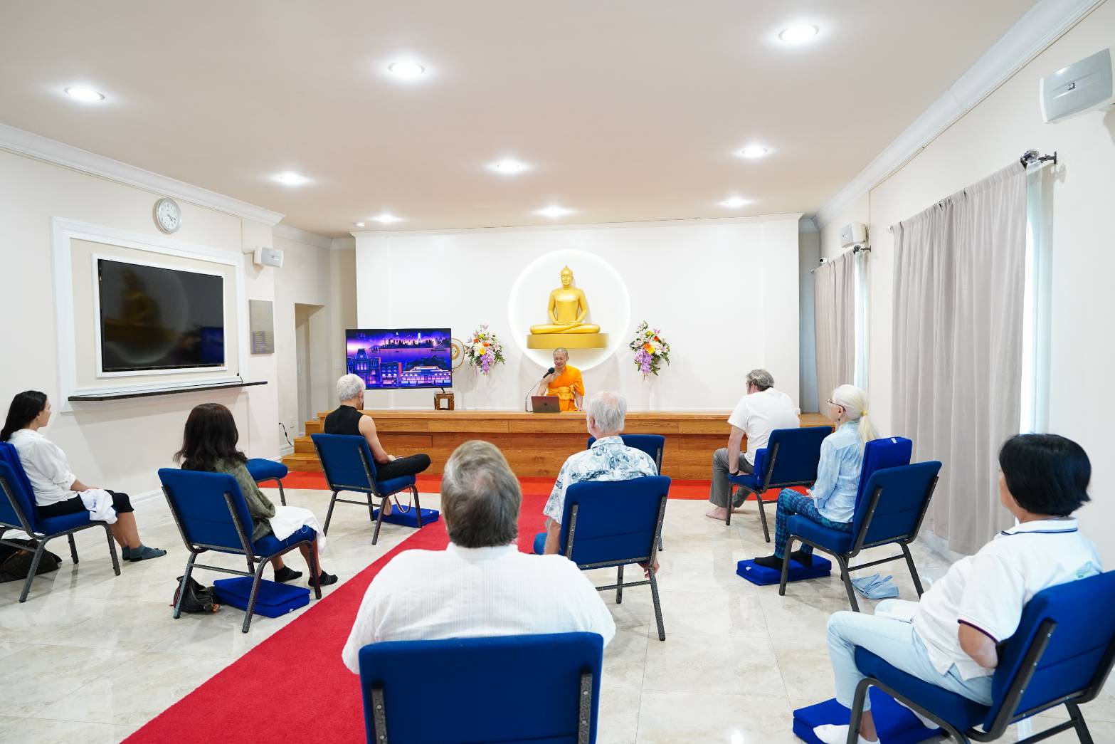 วัดพระธรรมกายปาล์มบีช จัดกิจกรรม Mindful Relaxation Meditation ครั้งที่ 10