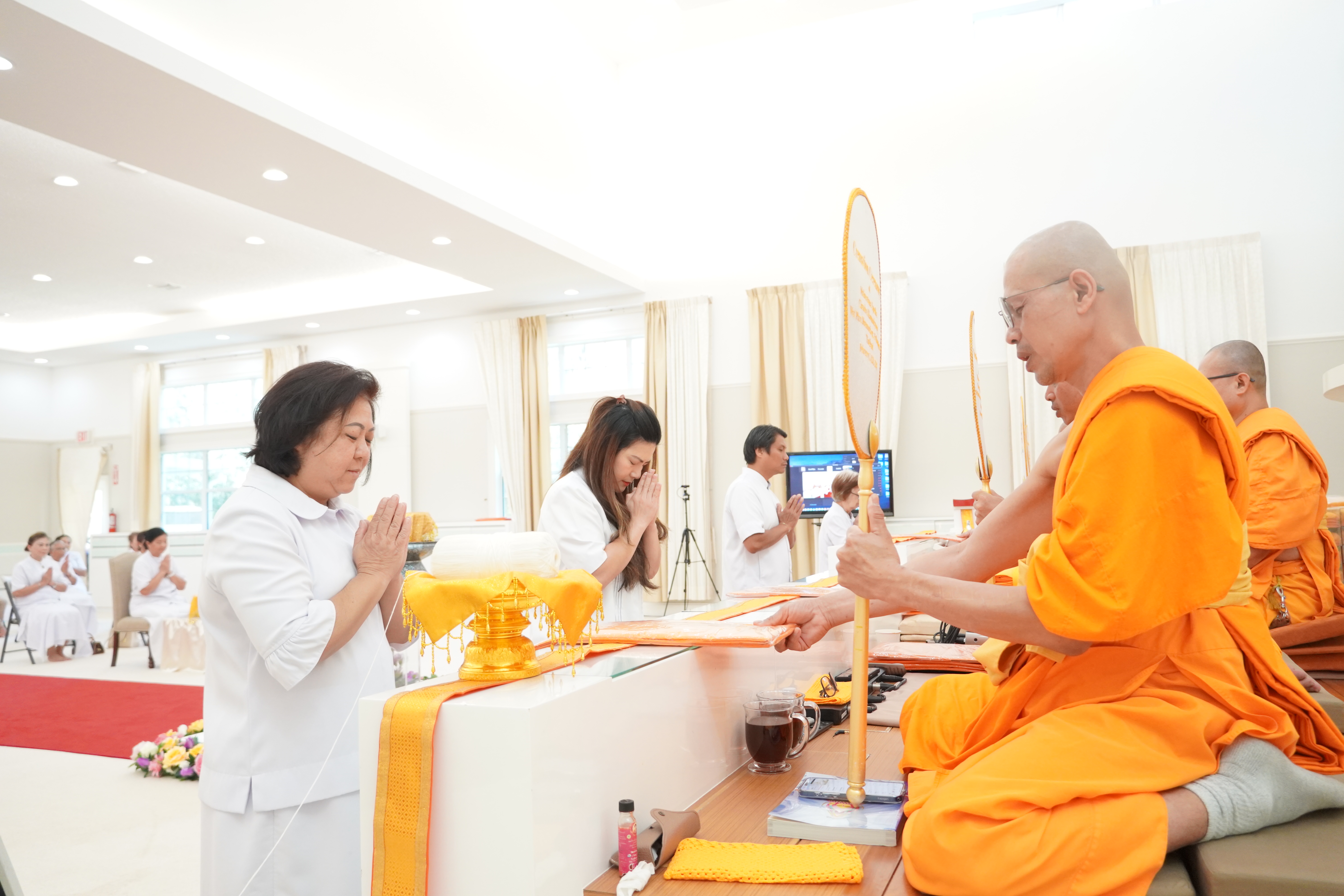 วัดพระธรรมกายฟลอริดา จัดพิธีบุพเปตพลี