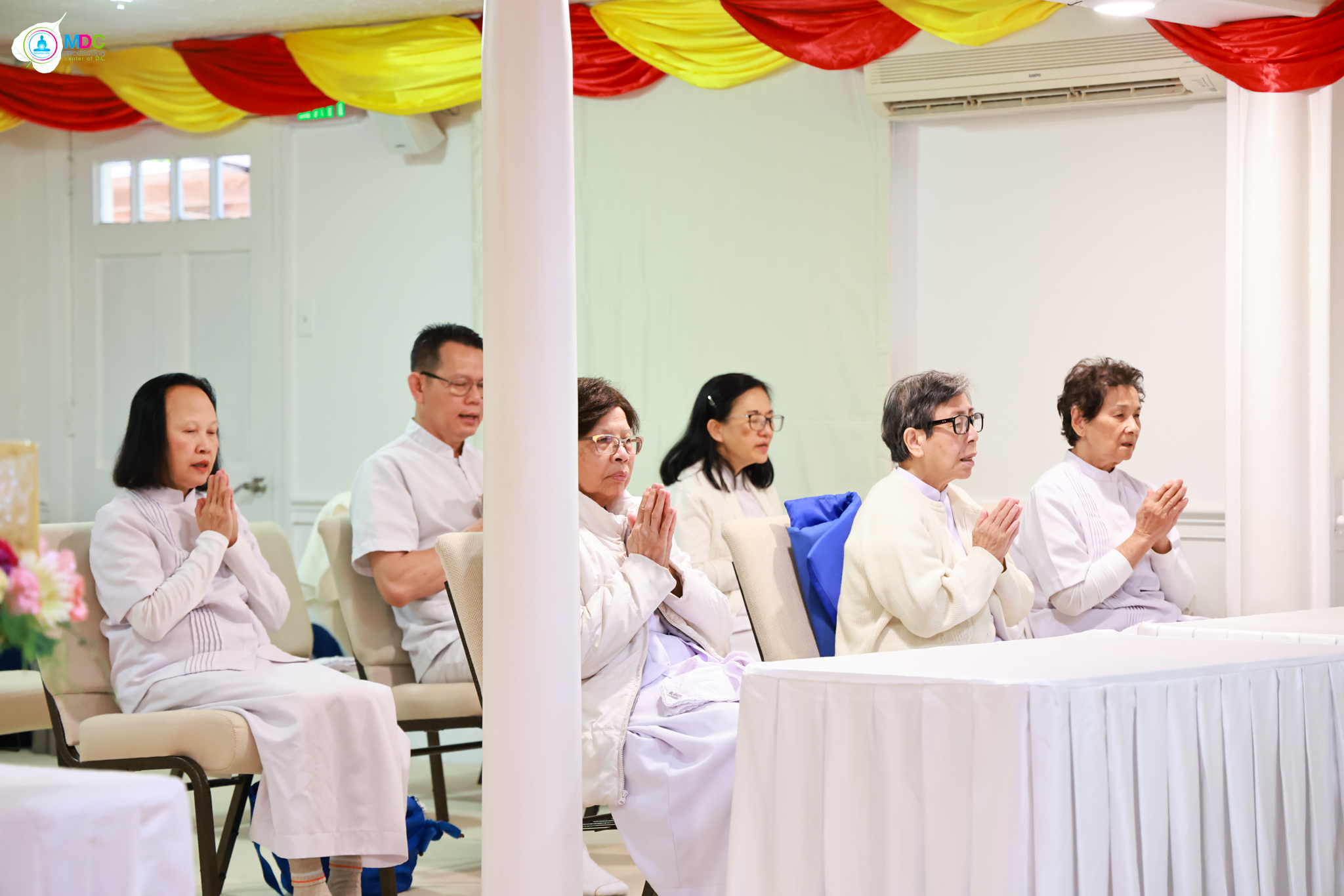 วัดพระธรรมกายดีซี จัดกิจกรรมงานบุญวันอาทิตย์