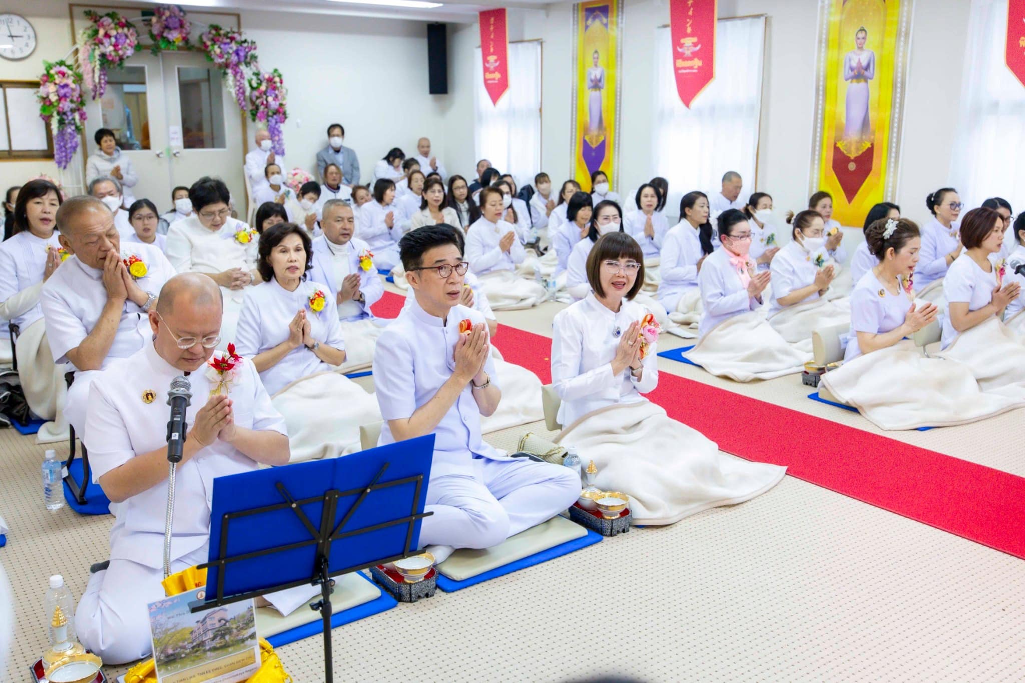วัดพระธรรมกายนางาโน่ จัดงานบุญพิธีทอดกฐิน
