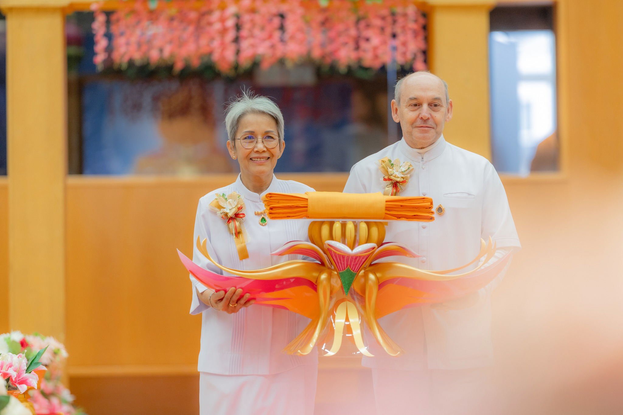 วัดพระธรรมกายออสเตรีย จัดพิธีทอดกฐินสามัคคี ประจำปีพุทธศักราช 2566