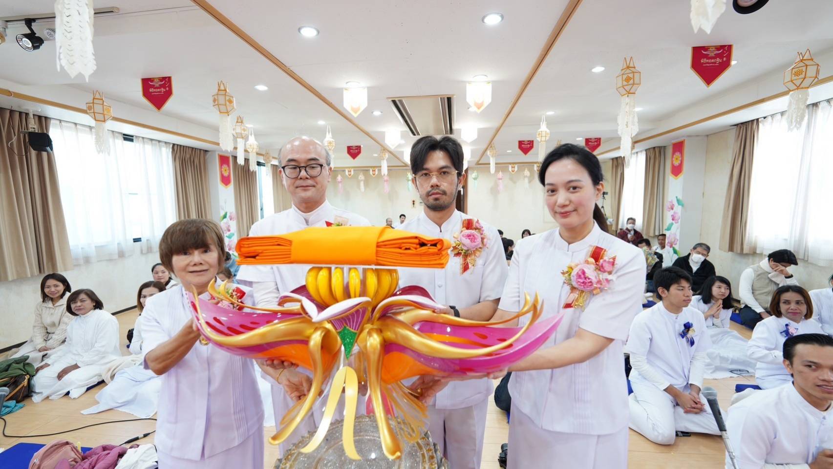 วัดพระธรรมกายไอจิ จัดพิธีทอดกฐินสามัคคี