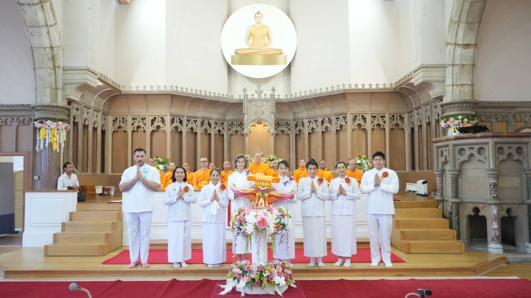 วัดพระธรรมกายสกอตแลนด์ จัดพิธีทอดกฐินสามัคคี