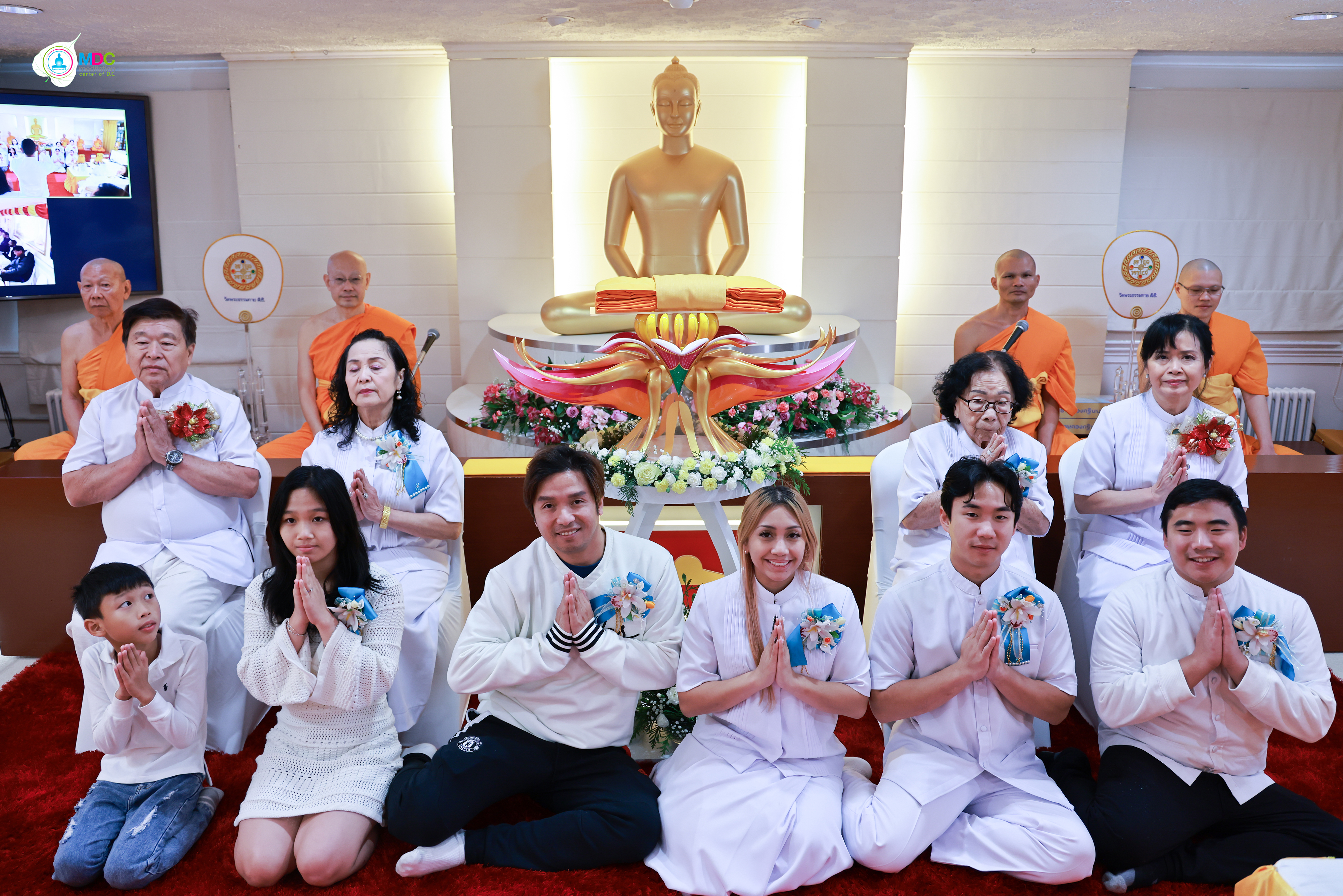 วัดพระธรรมกายดีซี จัดพิธีทอดกฐินสามัคคี