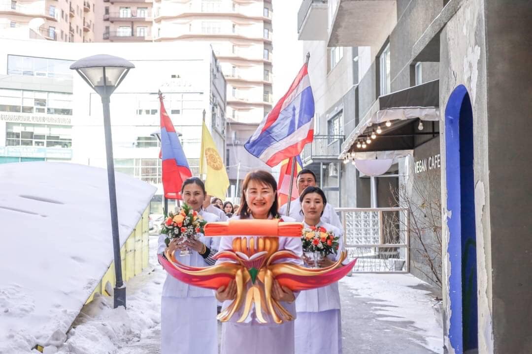 พิธีทอดกฐินครบรอบ 19 ปี ณ วัดพระธรรมกายมองโกเลีย
