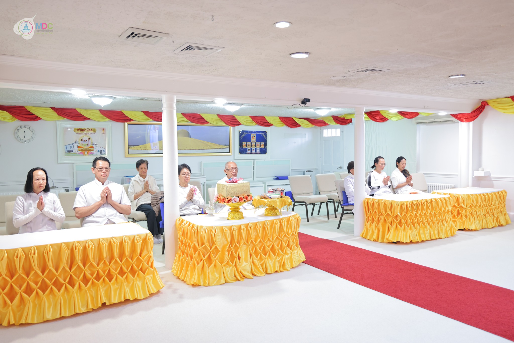 วัดพระธรรมกายดีซี จัดงานบุญวันอาทิตย์