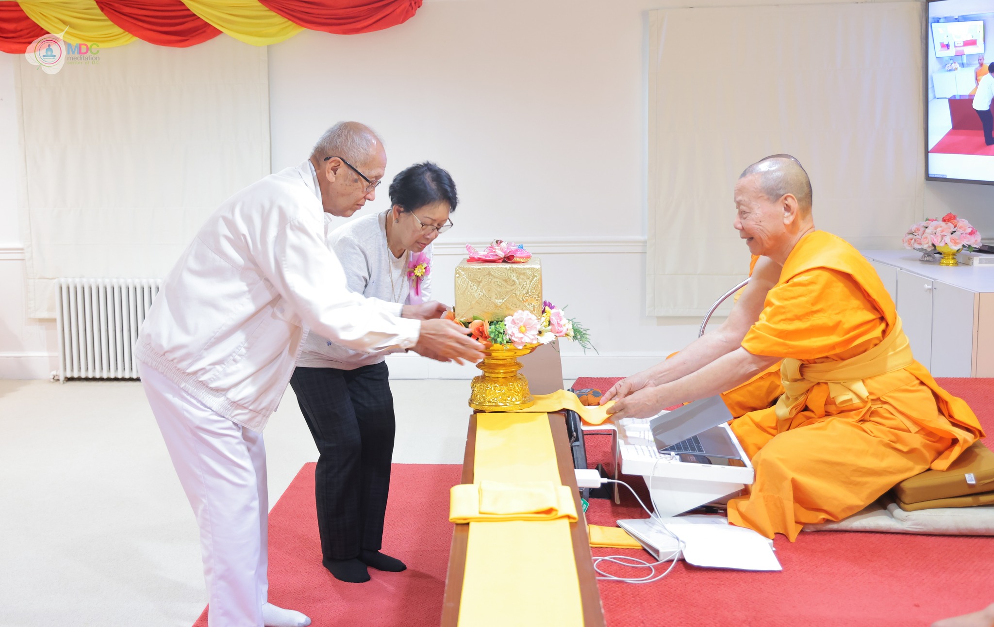 วัดพระธรรมกายดีซี จัดงานบุญวันอาทิตย์