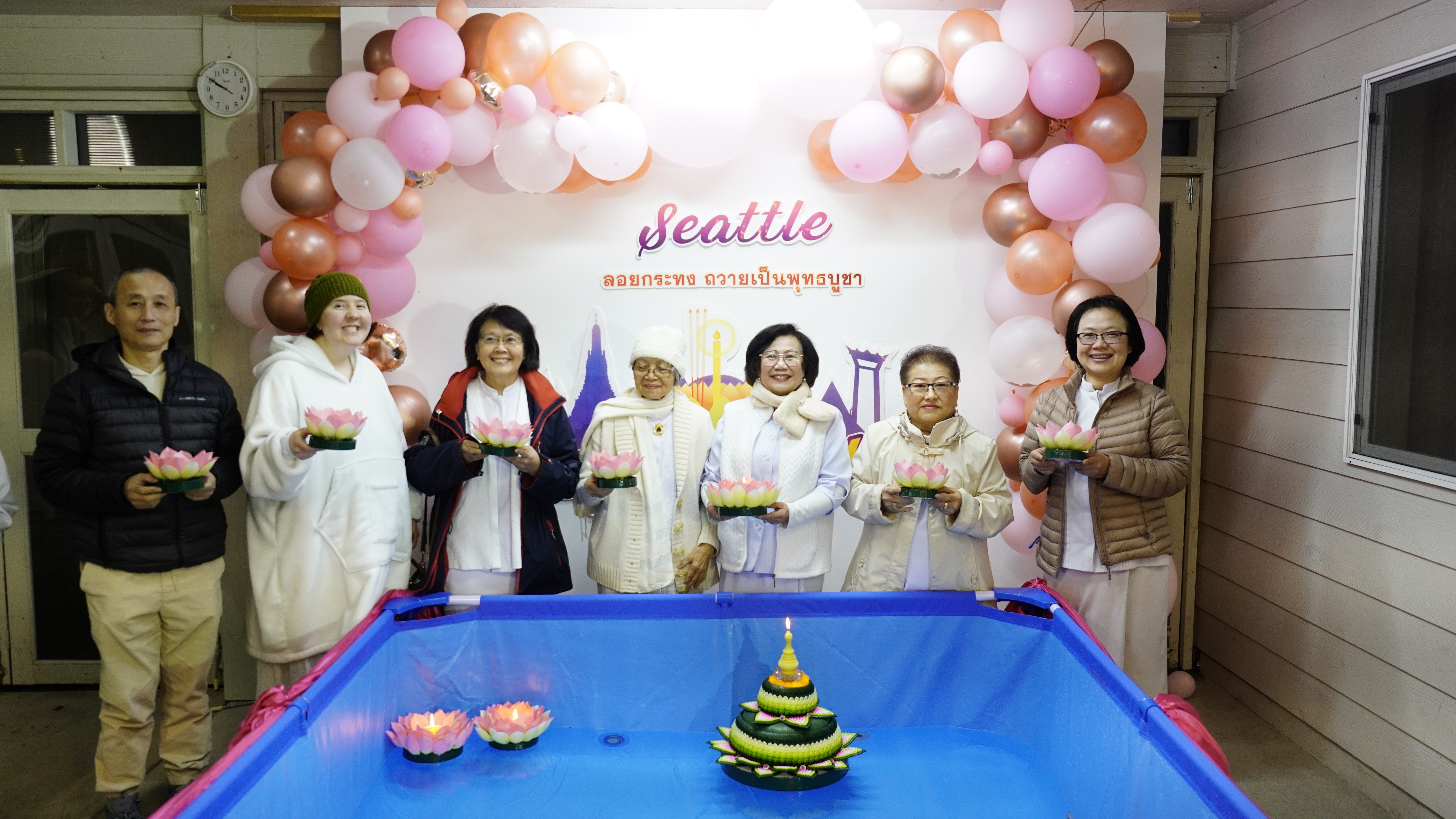วัดพระธรรมกายซีแอตเติล จัดงานบุญบูชาข้าวพระ