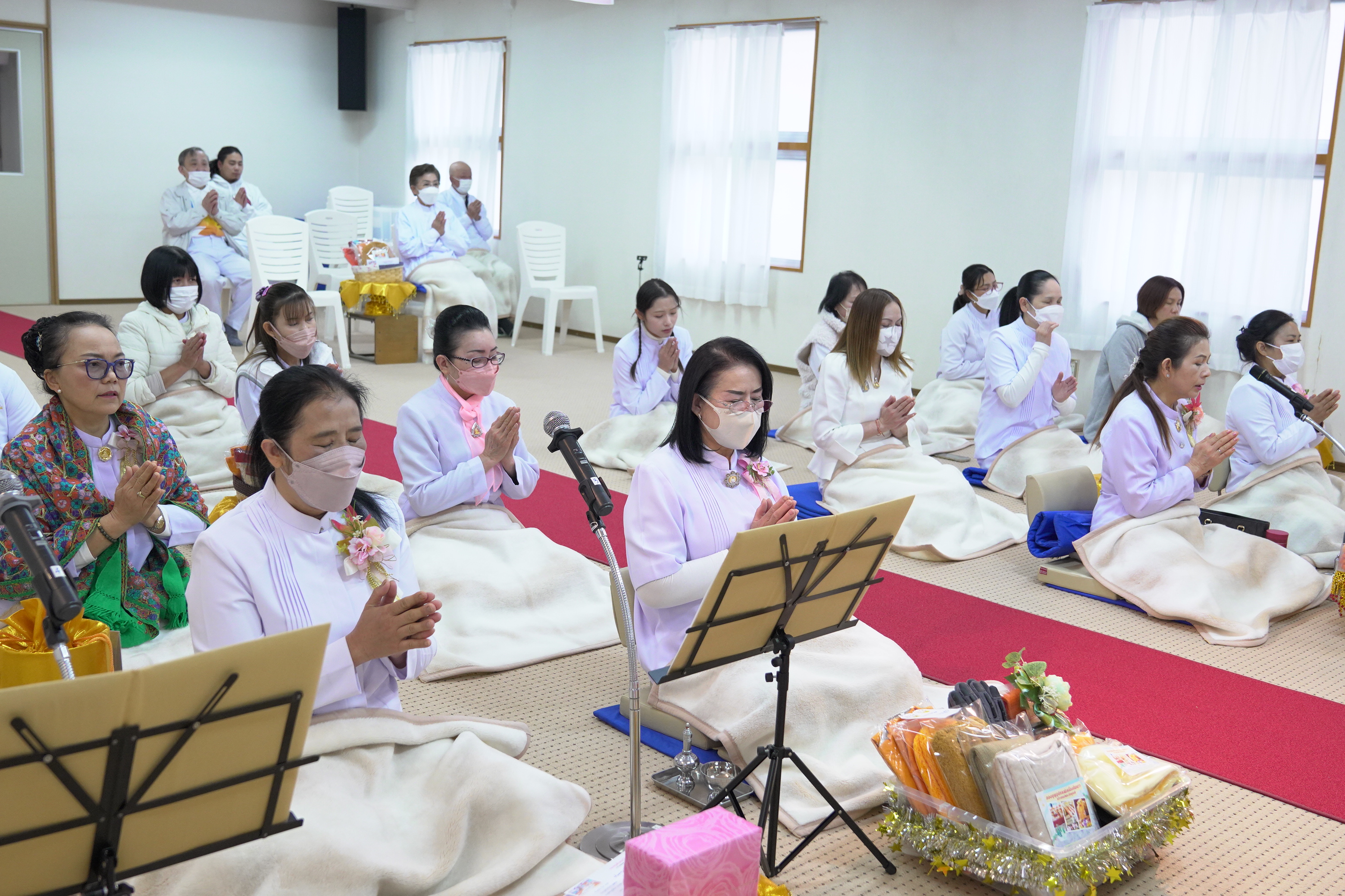 วัดพระธรรมกายนางาโน่ จัดงานบุญบูชาข้าวพระ
