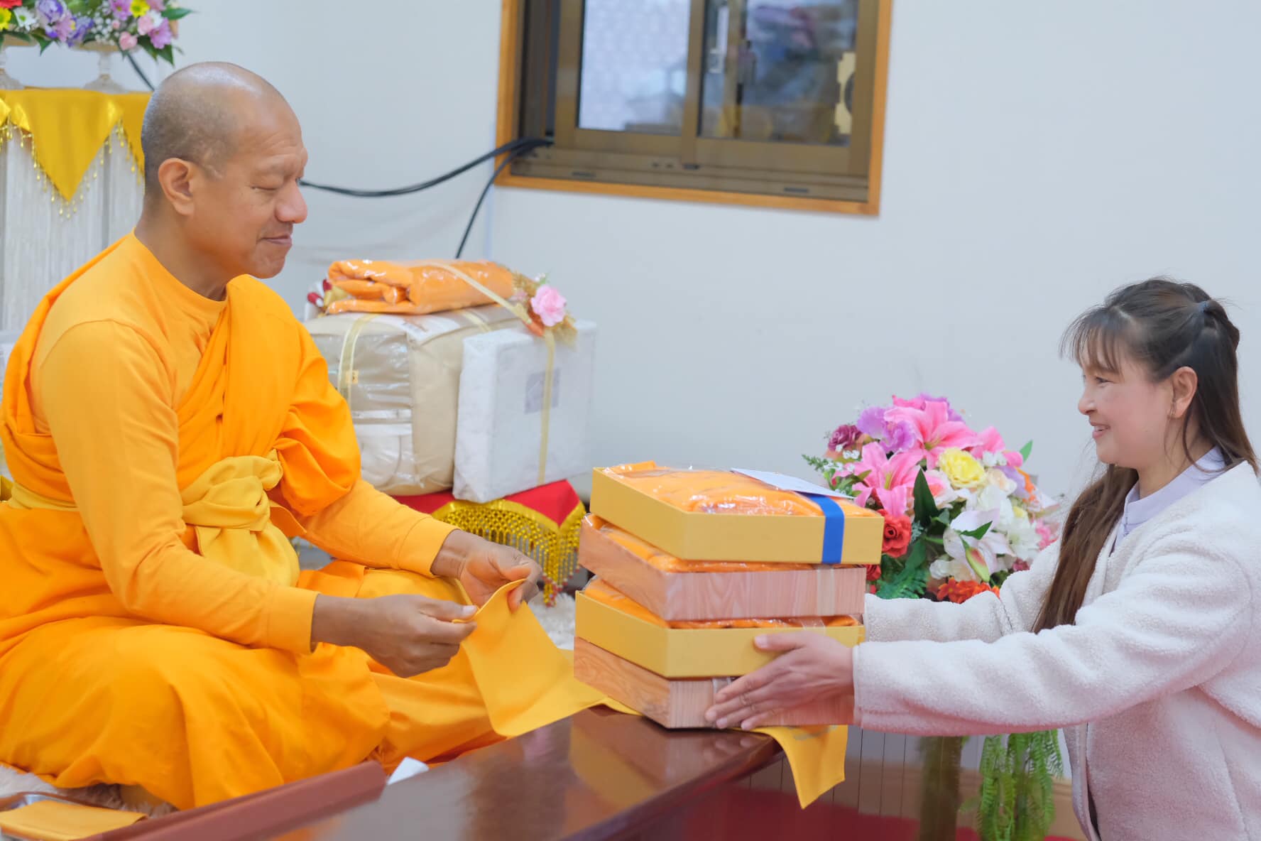 วัดพระธรรมกายโทชิหงิ จัดงานบุญบูชาข้าวพระ