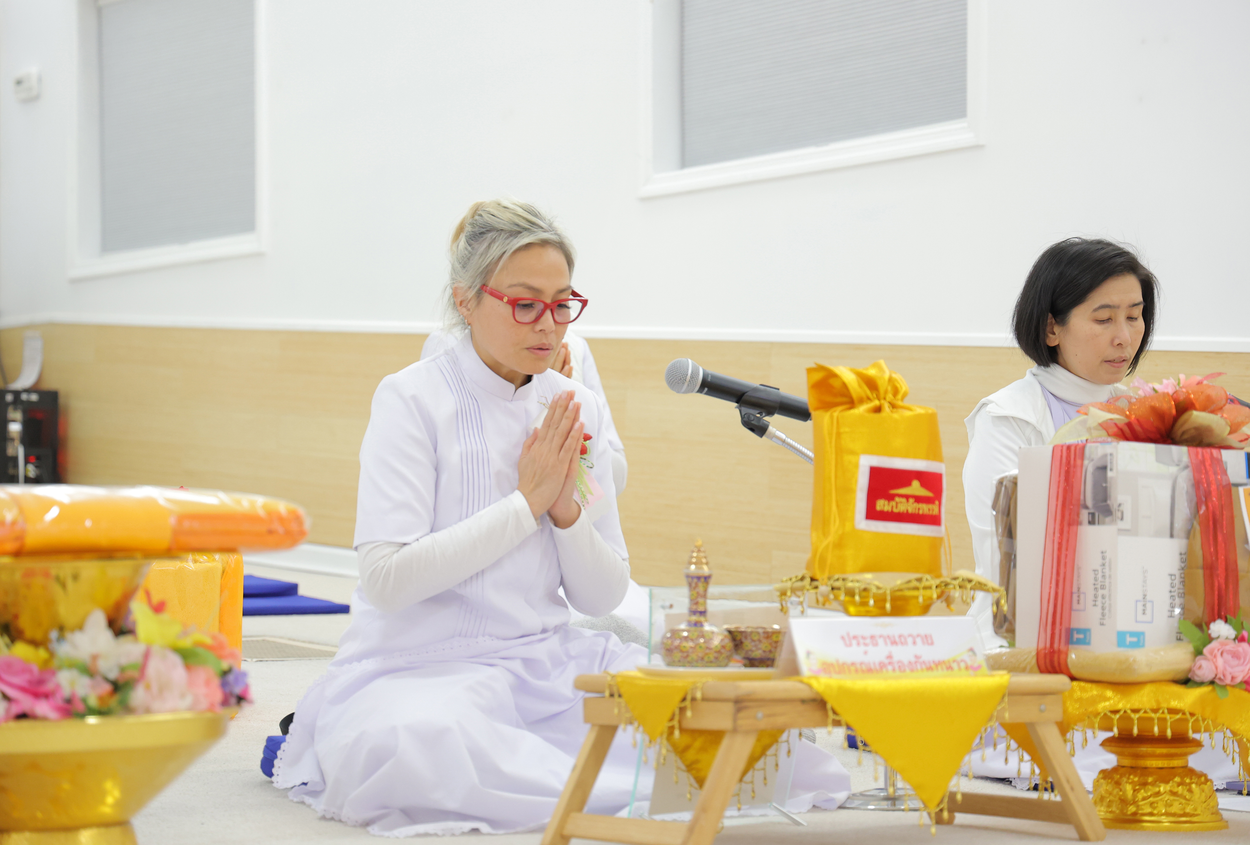 วัดพระธรรมกายจอร์เจีย จัดงานบุญบูชาข้าวพระ
