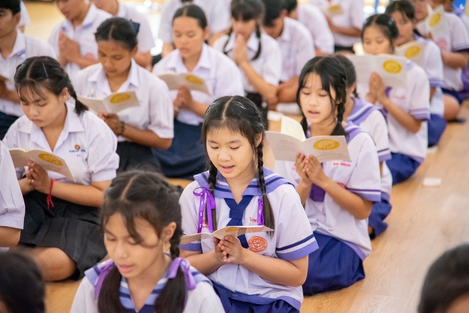 กิจกรรมรวมพลังเด็กดี V-Star ผู้นำฟื้นฟูศีลธรรมโลก ณ จังหวัดเชียงรายและจังหวัดพะเยา