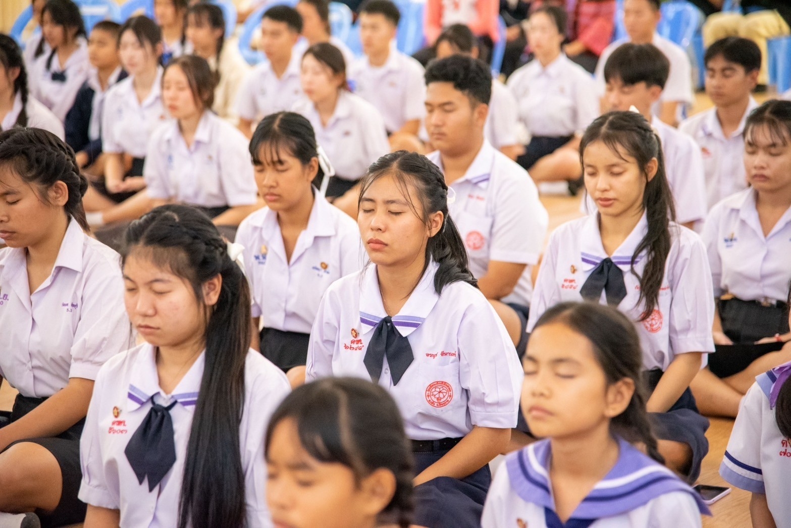 กิจกรรมรวมพลังเด็กดี V-Star ผู้นำฟื้นฟูศีลธรรมโลก ณ จังหวัดเชียงรายและจังหวัดพะเยา