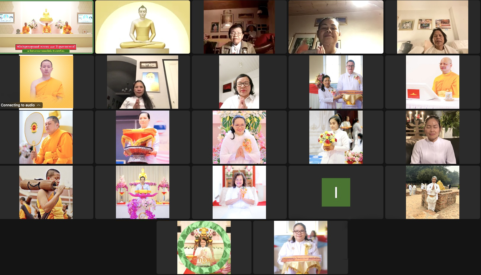 วัดพระธรรมกายสตอกโฮล์ม จัดพิธีเจริญพระพุทธมนต์ วาระ115 ปี คุณยายอาจารย์ฯ