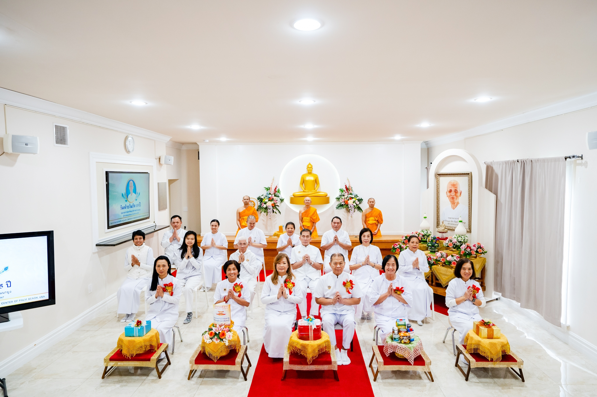 วัดพระธรรมกายปาล์มบีช จัดงานบุญวาระ 115 ปี คุณยายอาจารย์ฯ