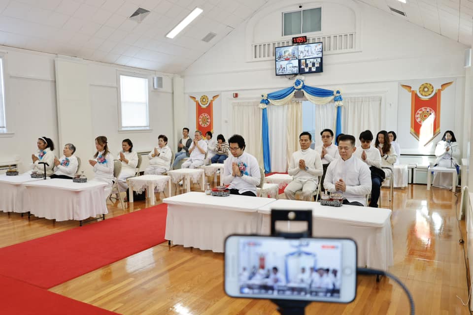 วัดพระธรรมกายบอสตัน จัดงานบุญวันอาทิตย์