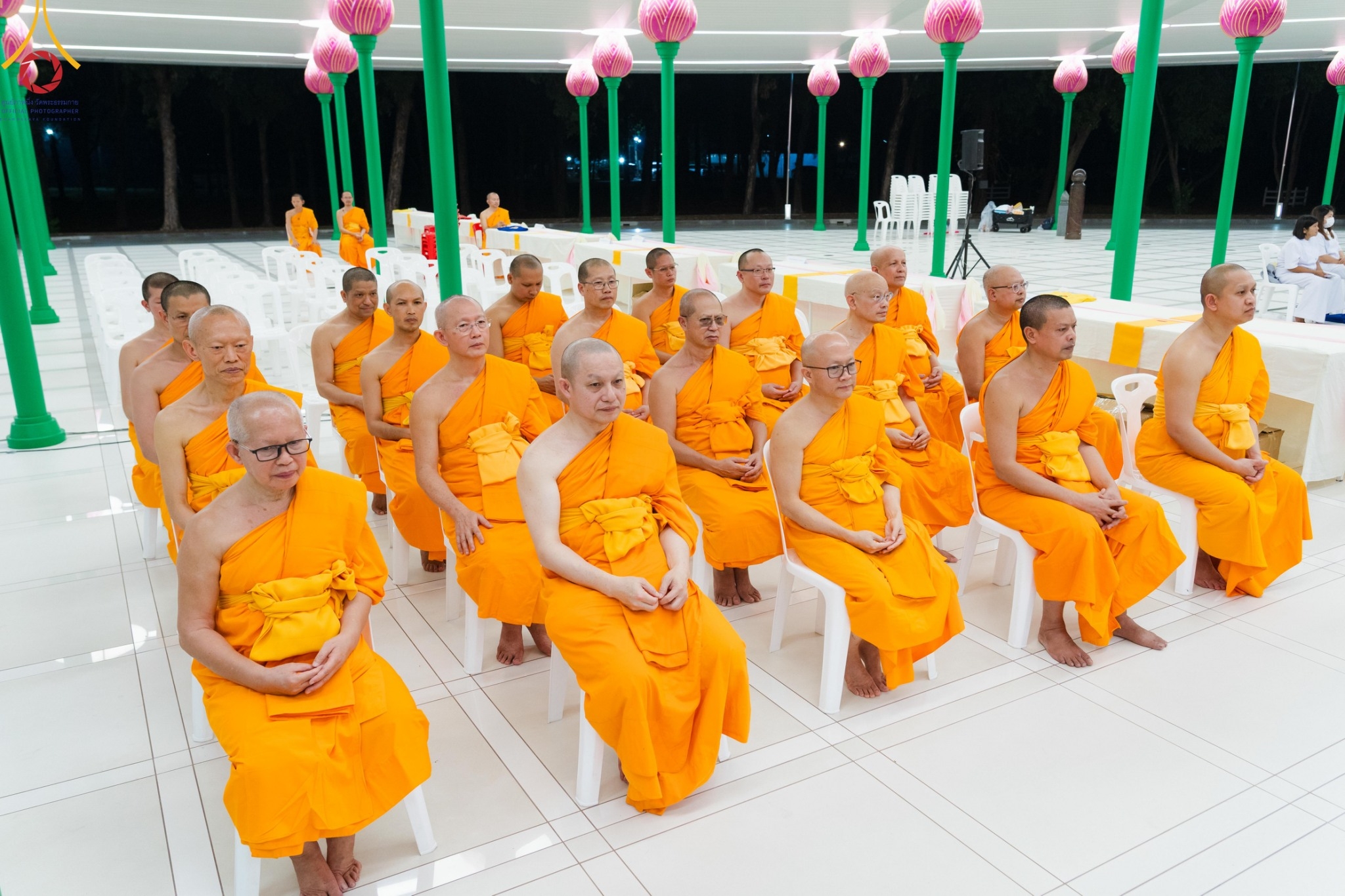 พิธีต้อนรับสัญญาบัตรและพัดยศ พระครูสัญญาบัตรวัดพระธรรมกาย จำนวน 19 รูป