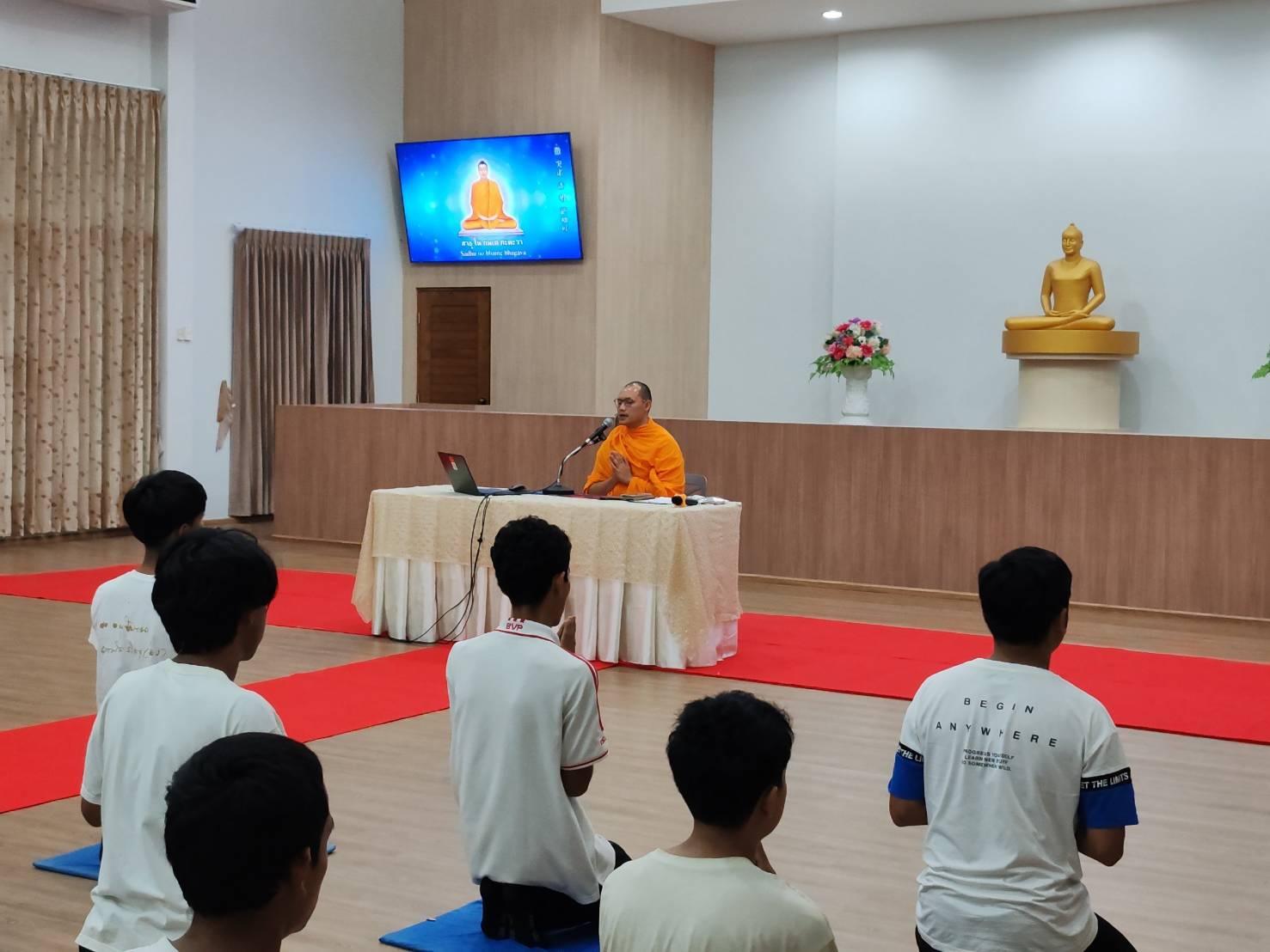 สกร. อ.แก่งหางแมว จัดโครงการส่งเสริมศีลธรรม วัยรุ่นยุคใหม่สืบสานวัฒนธรรมไทย