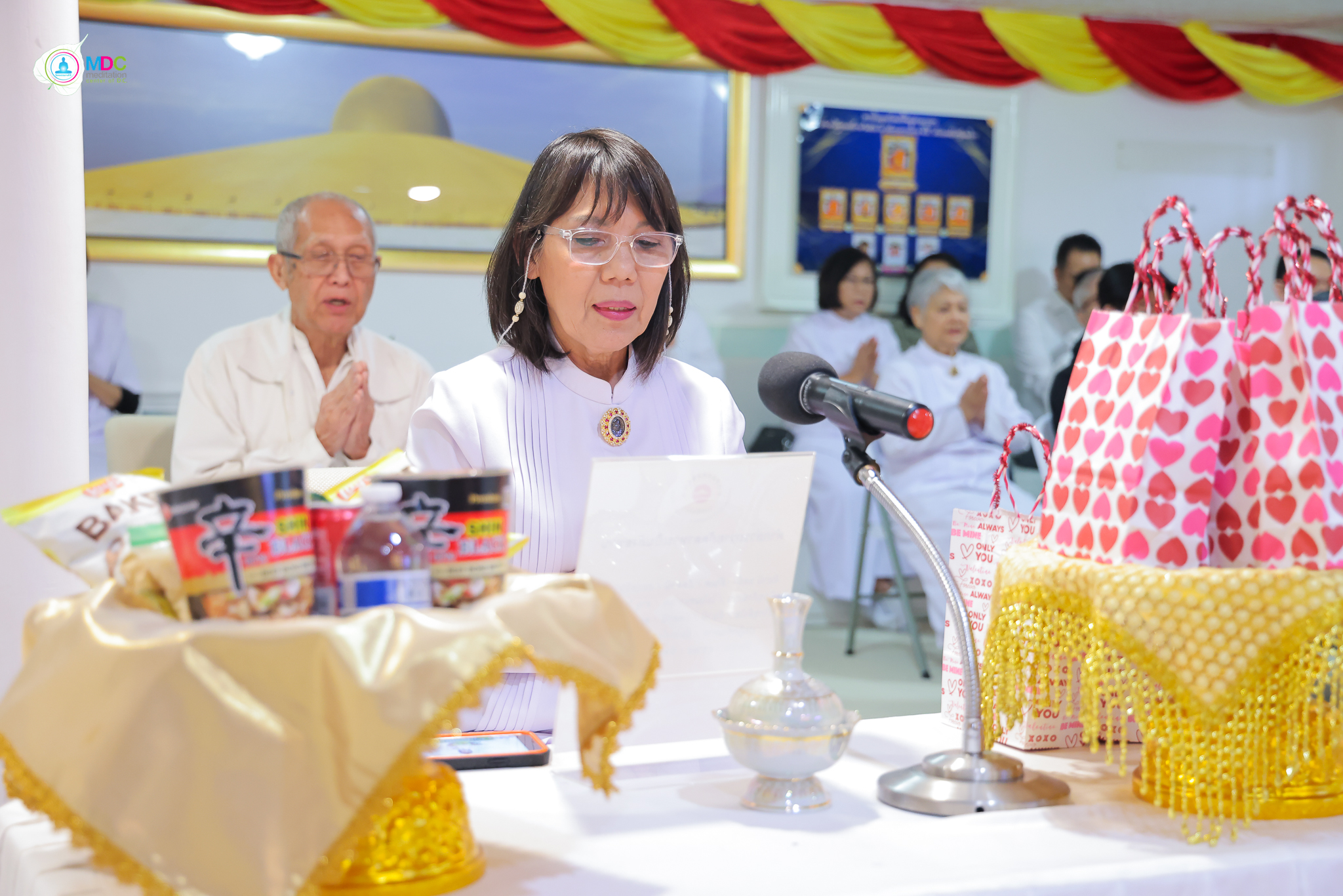 วัดพระธรรมกายดีซี จัดกิจกรรมงานบุญวันอาทิตย์