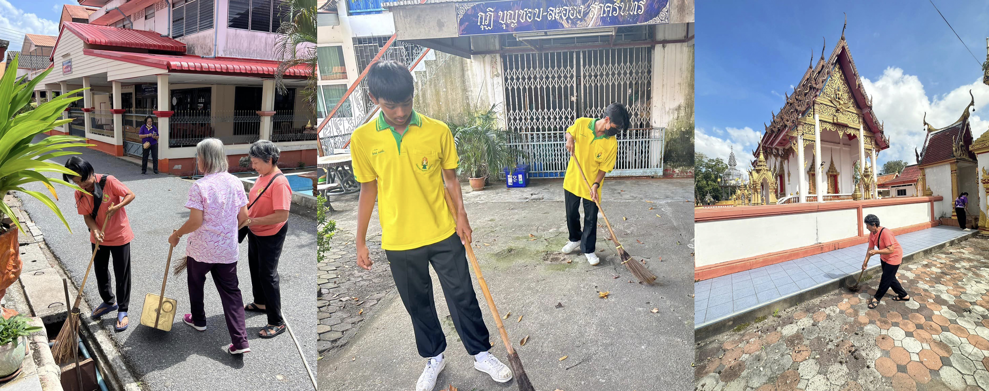 ชมรมพุทธรักษาจังหวัดชายแดนใต้ จัดกิจกรรมเยาวชนจิตอาสารักษ์บวร จังหวัดยะลา