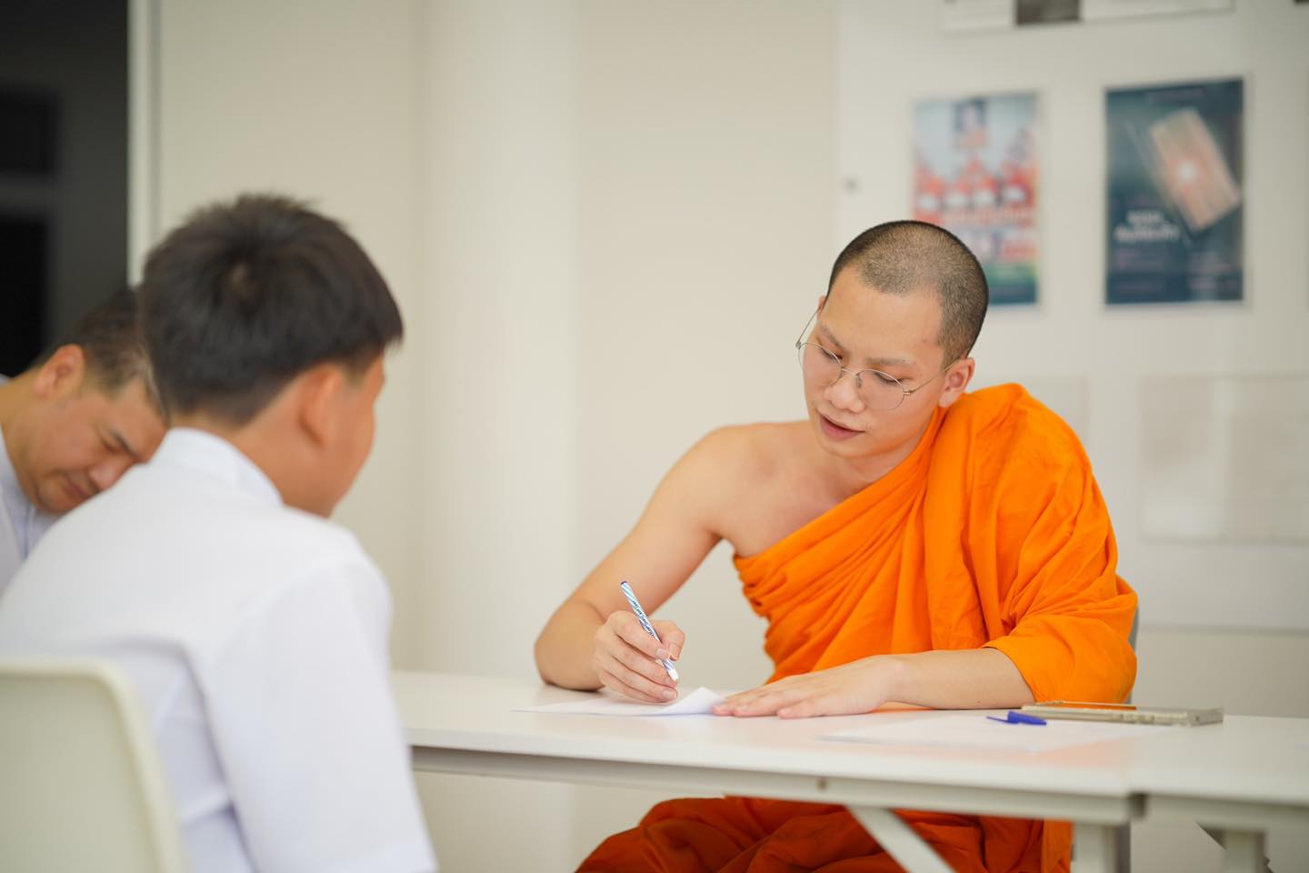 บรรยากาศสมัครและสัมภาษณ์โครงการหน่อแก้วเปรียญธรรมรุ่นที่ 12