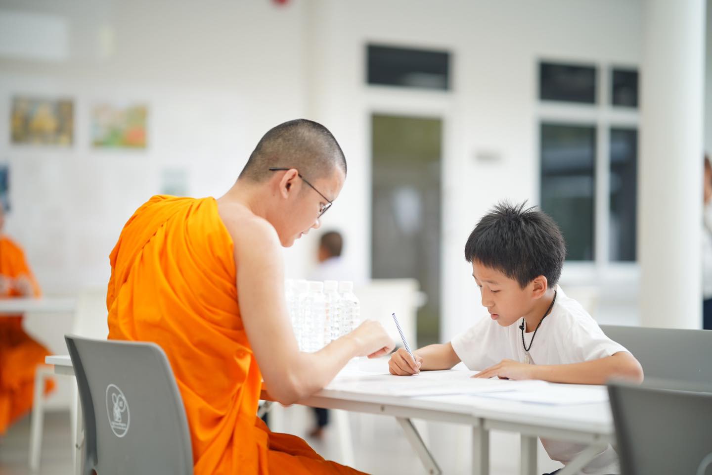 บรรยากาศสมัครและสัมภาษณ์โครงการหน่อแก้วเปรียญธรรมรุ่นที่ 12