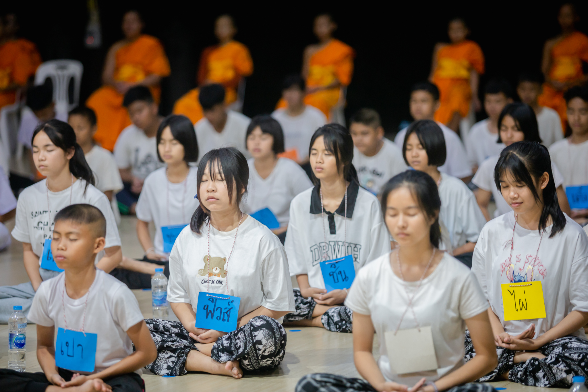 ศูนย์ปฏิบัติธรรมแก้วเมืองเลย จัดอบรมศีลธรรมโรงเรียนบ้านติ้วน้อย-กกชุมแสง