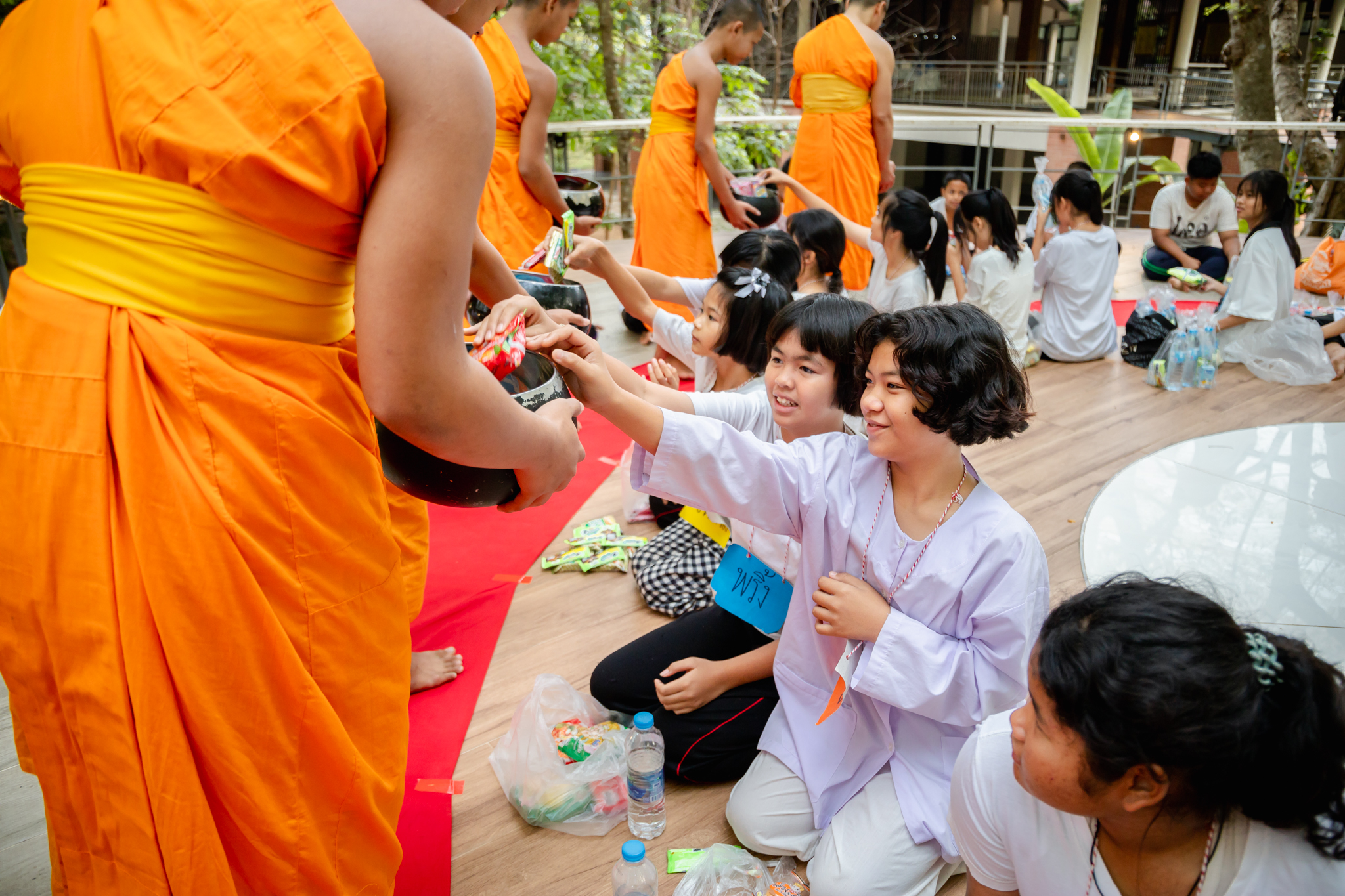 ศูนย์ปฏิบัติธรรมแก้วเมืองเลย จัดอบรมศีลธรรมโรงเรียนบ้านติ้วน้อย-กกชุมแสง