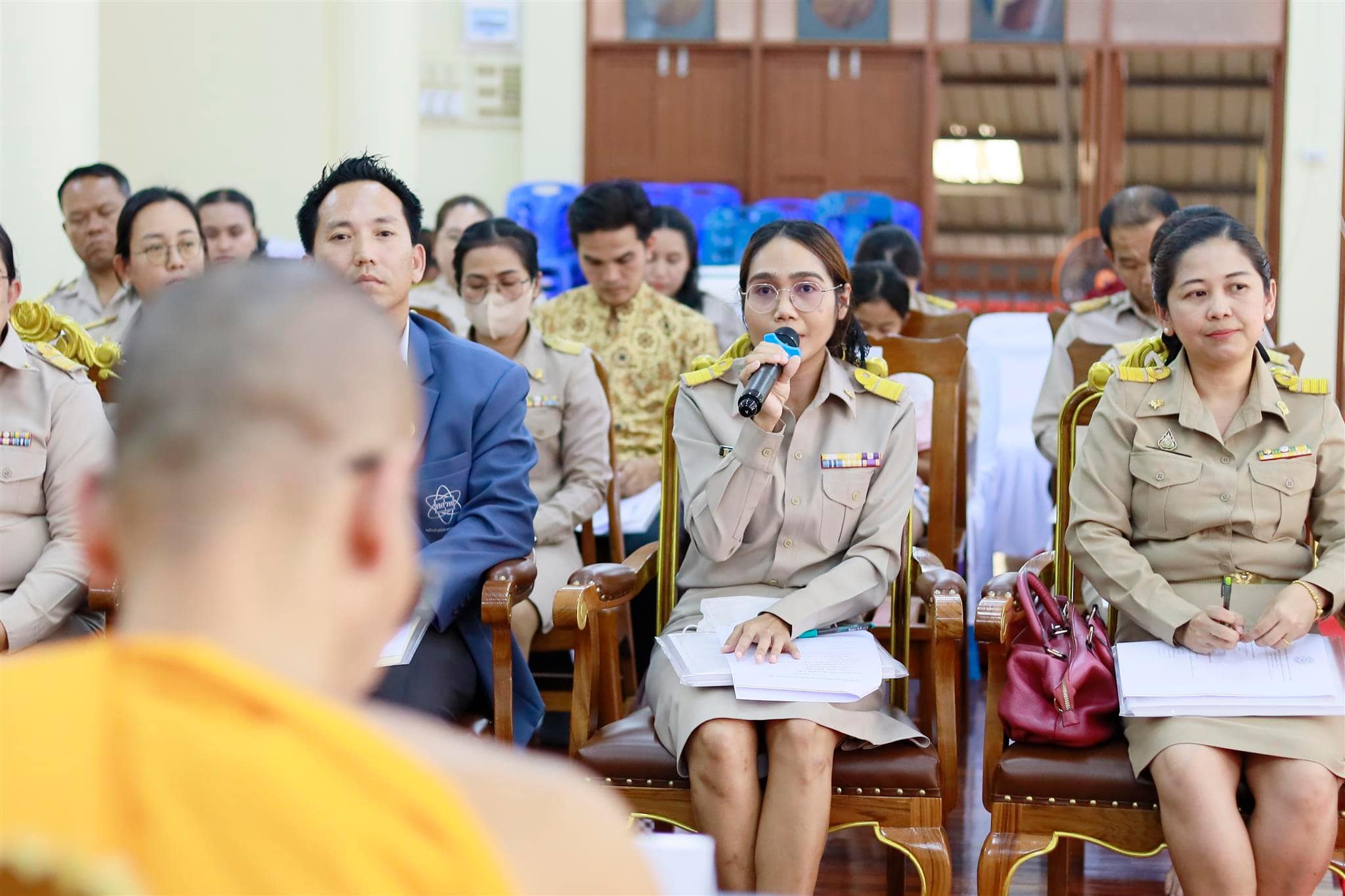 จังหวัดระนอง จัดพิธีมอบเกียรติบัตรแด่คณะกรรมการและคณะครูผู้จัดสอบธรรมศึกษา ประจำปี 2566