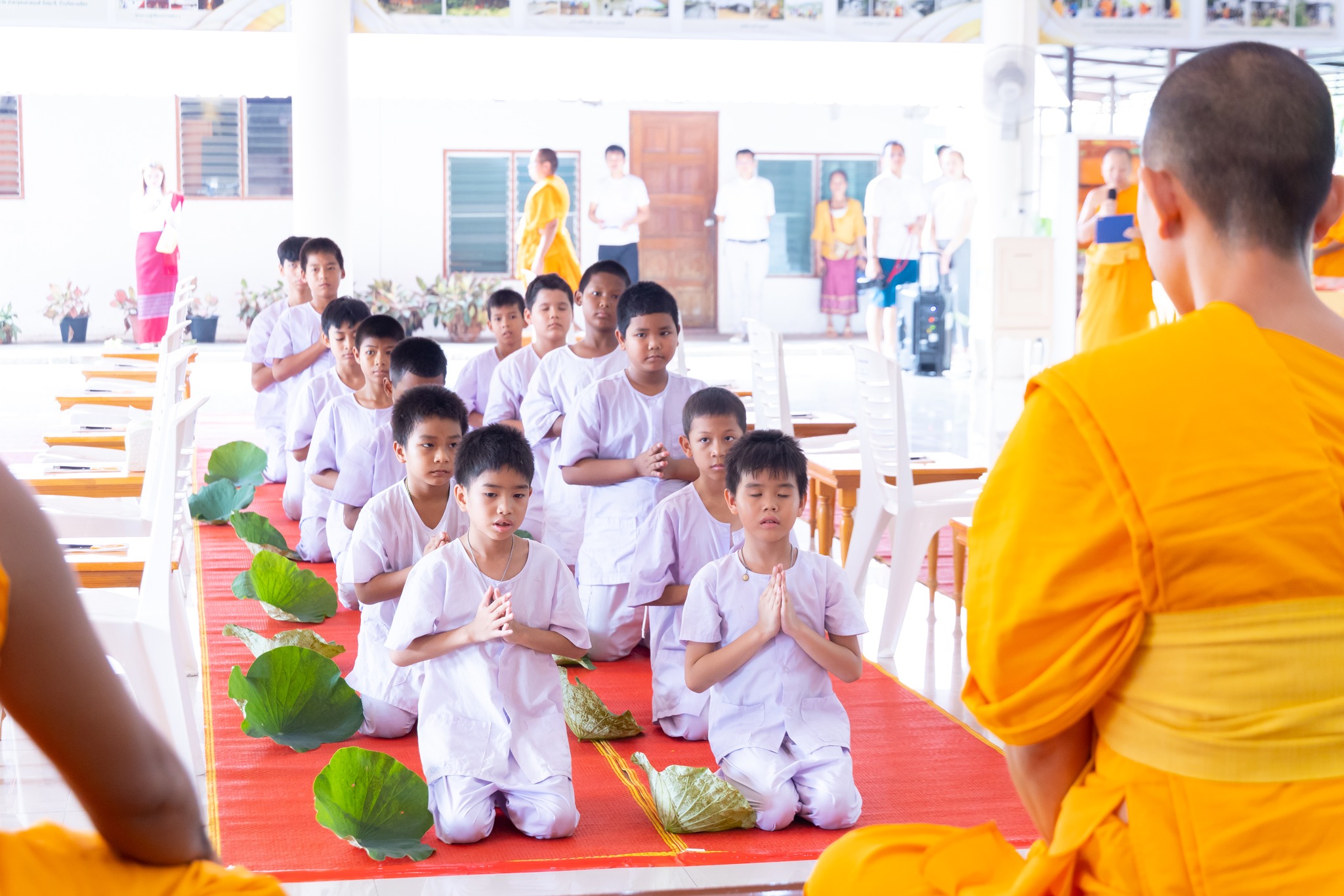 ศูนย์อบรมเยาวชนบางปะหัน จัดพิธีตัดปอยผม
