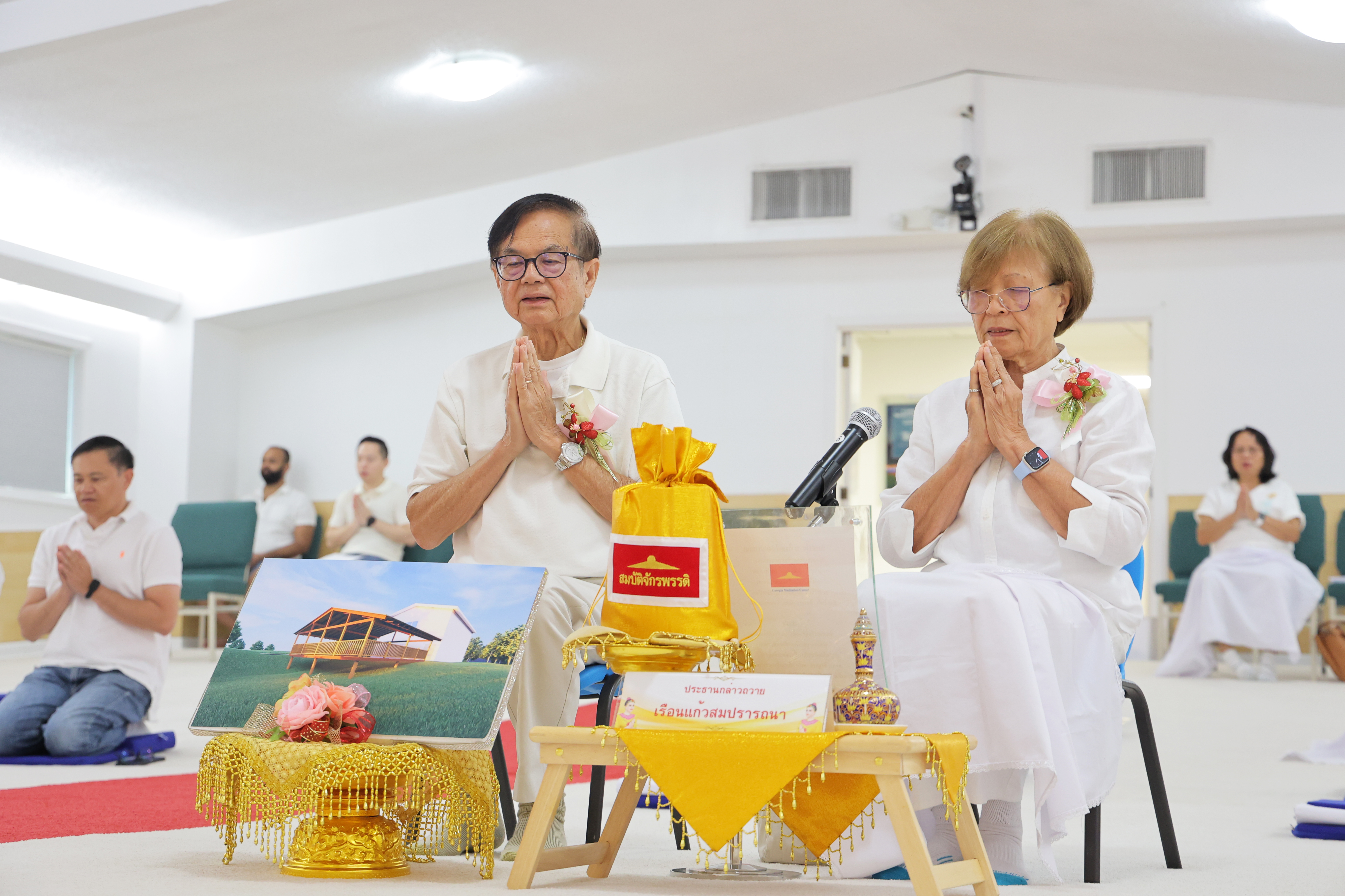 วัดพระธรรมกายจอร์เจีย จัดพิธีถวายเรือนแก้วสมปรารถนา