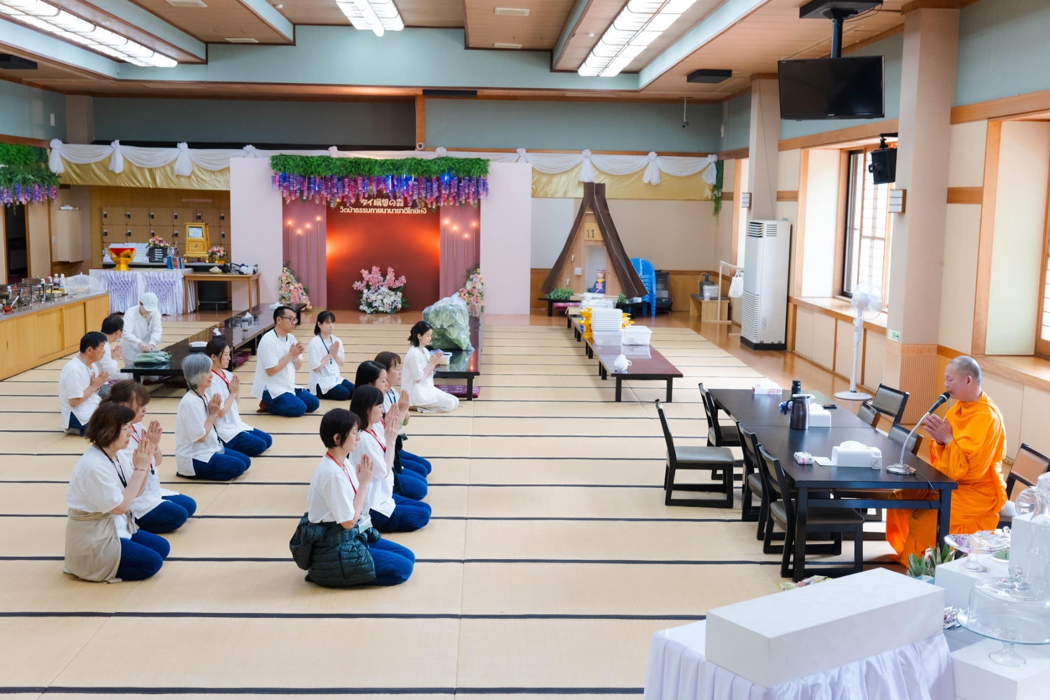 วัดป่าธรรมกายนานาชาติ โทชิหงิ จัดปฏิบัติธรรมสุดสัปดาห์