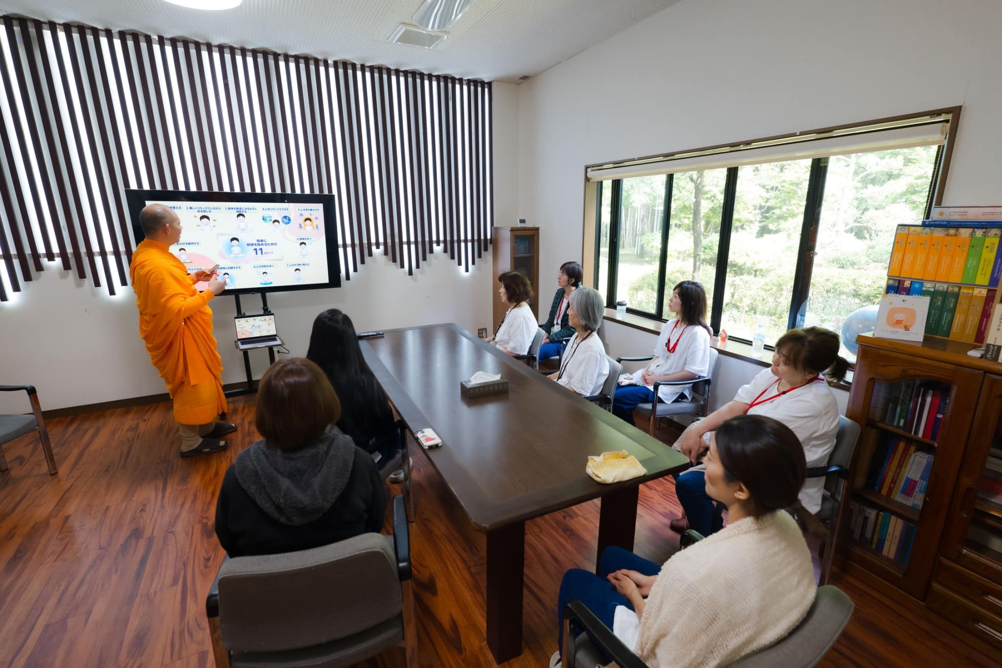 วัดป่าธรรมกายนานาชาติ โทชิหงิ จัดปฏิบัติธรรมสุดสัปดาห์