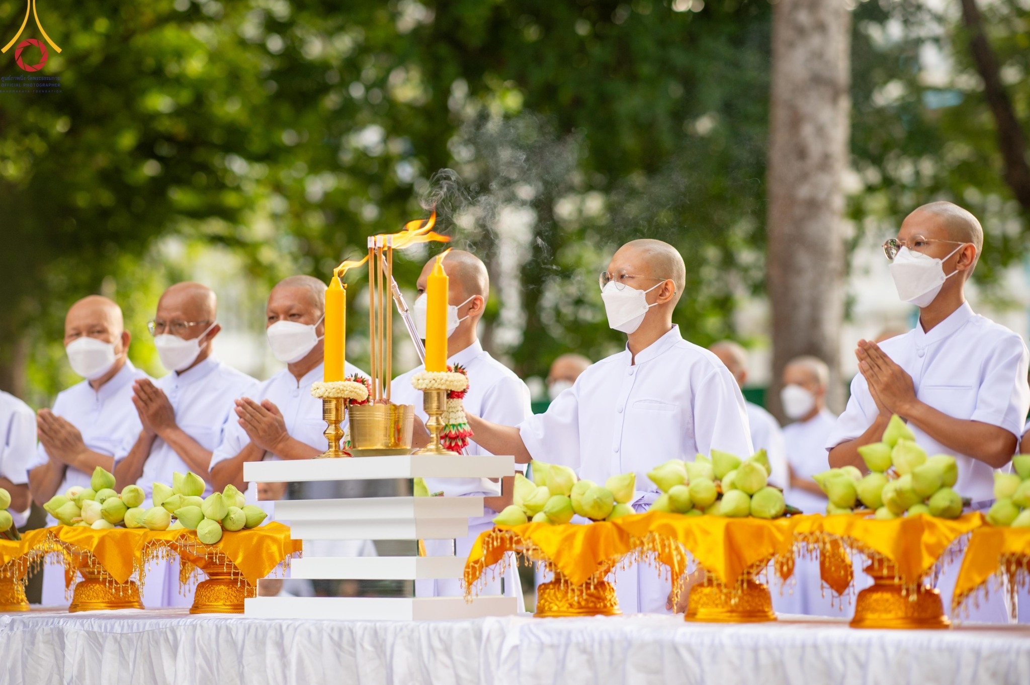 พิธีบรรพชาและอุปสมบทโครงการธรรมทายาท ระดับอุดมศึกษา รุ่นที่ 51 และรุ่นผู้บริหาร