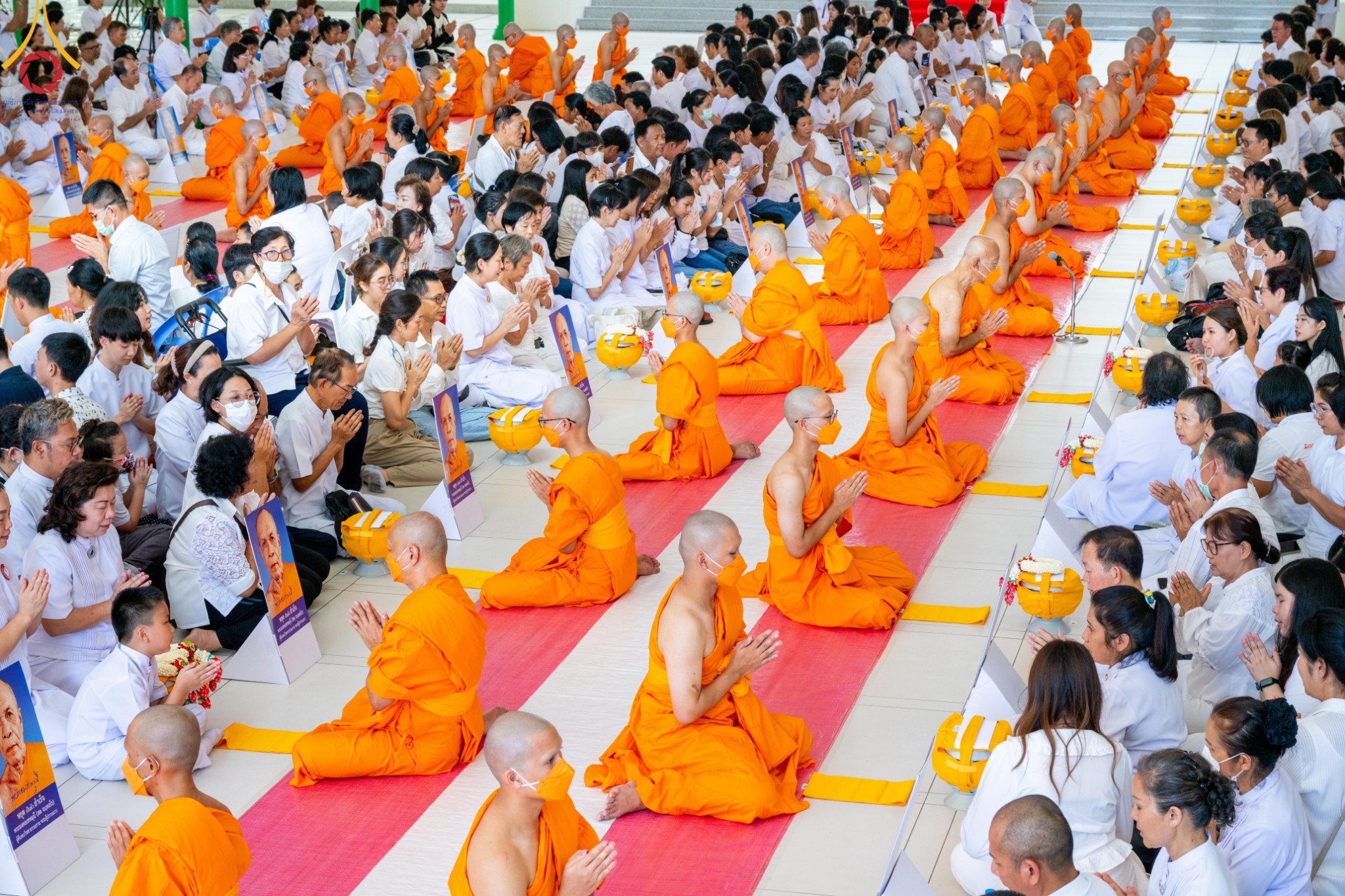 พิธีบรรพชาและอุปสมบทโครงการธรรมทายาท ระดับอุดมศึกษา รุ่นที่ 51 และรุ่นผู้บริหาร