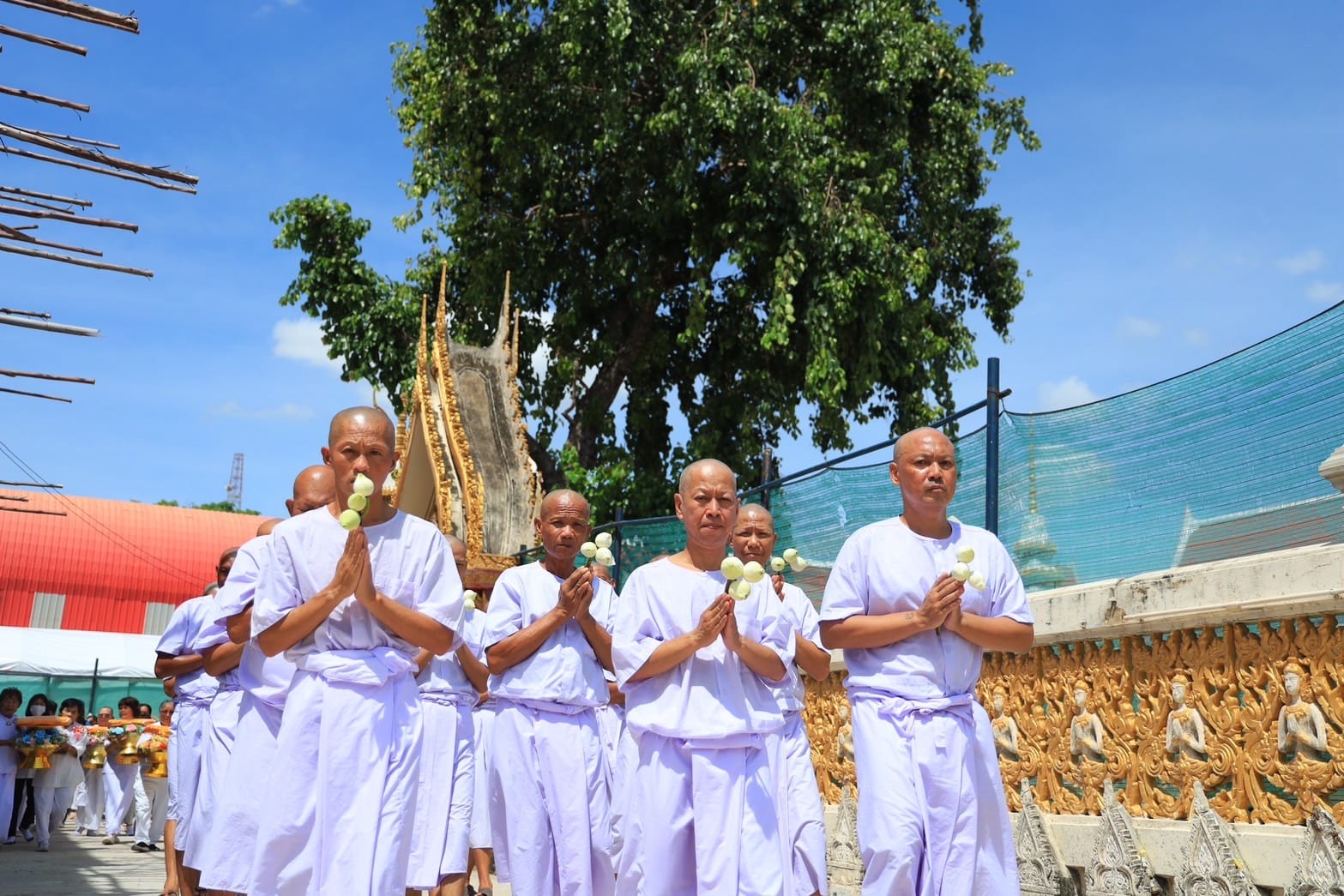 ศูนย์อบรมเยาวชนลาดหลุมแก้ว จัดโครงการอุปสมบทหมู่ประจำเดือนมิถุนายน