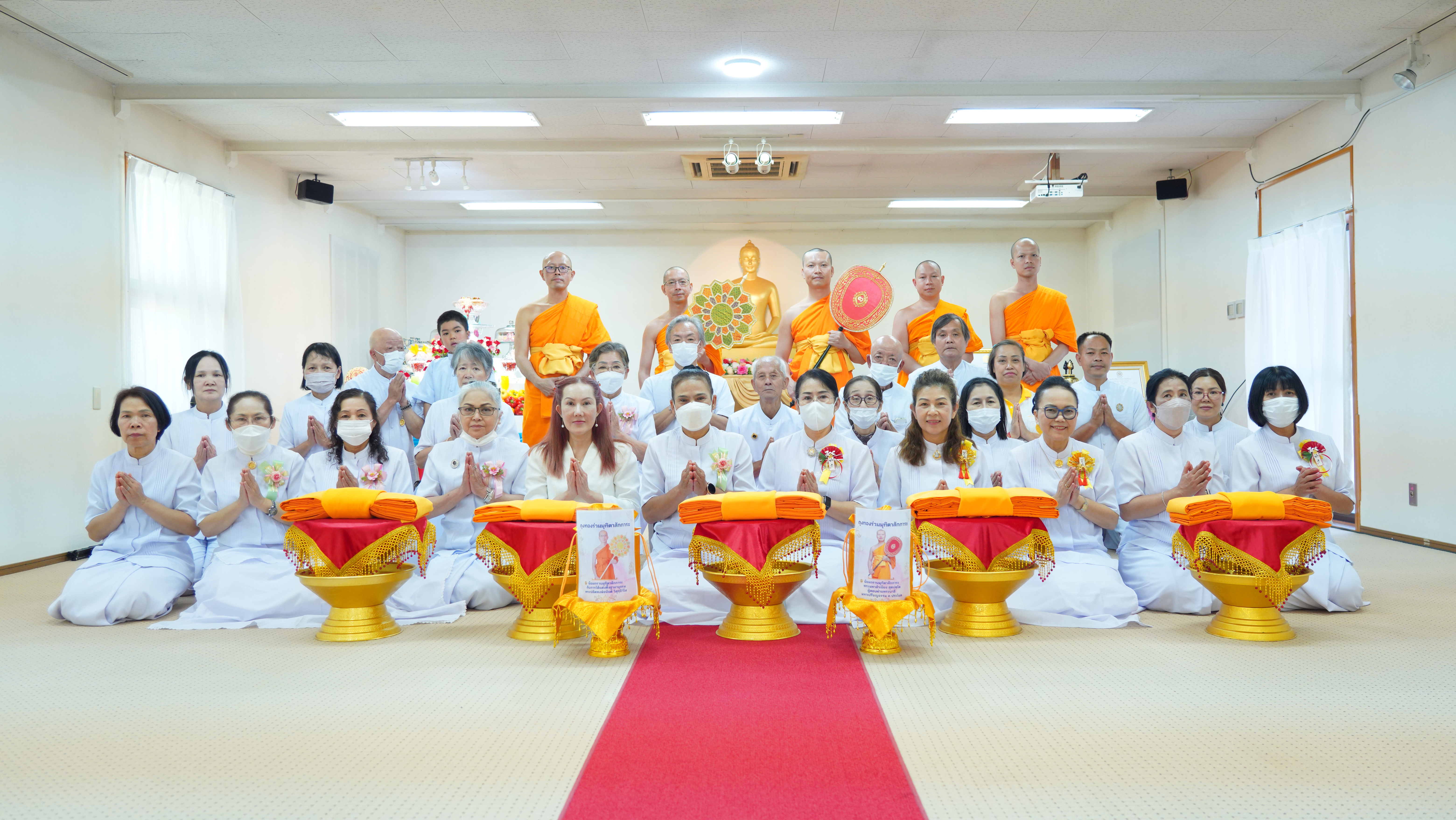 วัดพระธรรมกายนางาโน่ จัดงานบุญบูชาข้าวพระ