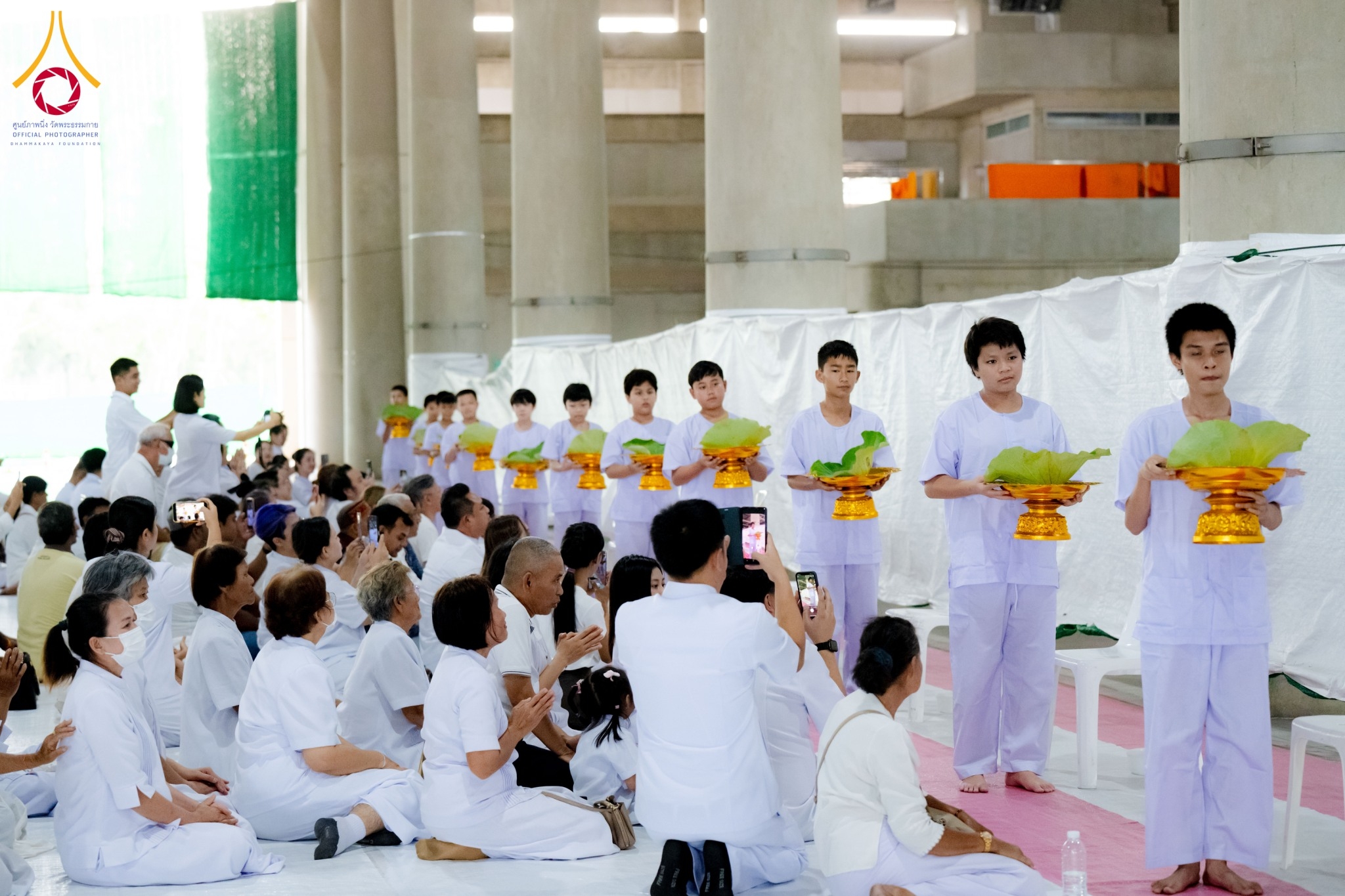 พิธีตัดปอยผมและปลงผม โครงการบรรพชาสามเณรโรงเรียนนานาชาติ รุ่นที่ 13