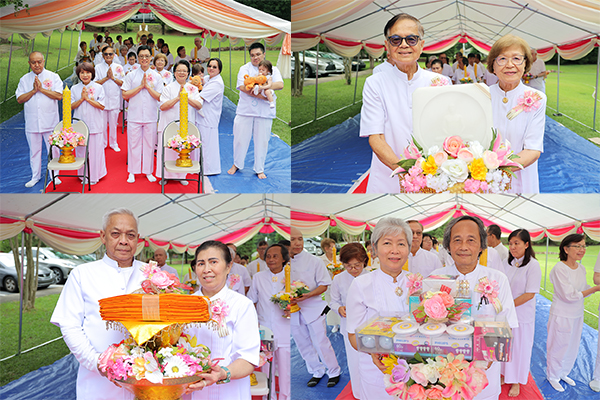 วัดพระธรรมกายจอร์เจีย จัดงานบุญพิธีถวายเทียนพรรษา