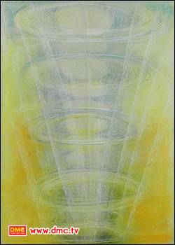 คุณแครีนเคลื่อนเข้าไปในท่อสว่างที่ขยายใหญ่ขึ้นๆ และสามารถเคลื่อนขึ้นๆลงๆภายในท่อสว่างนี้ได้