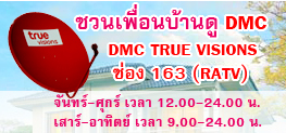 ชวนเพื่อนบ้านดู DMC TRUE VISION ช่อง 163 ชวนเพื่อนบ้านดู DMC TRUE VISION ช่อง 163