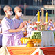 พิธีเวียนประทักษิณโครงการอุปสมบท รุ่นบูชาธรรมมหาปูชนียาจารย์ พิธีเวียนประทักษิณโครงการอุปสมบท รุ่นบูชาธรรมมหาปูชนียาจารย์